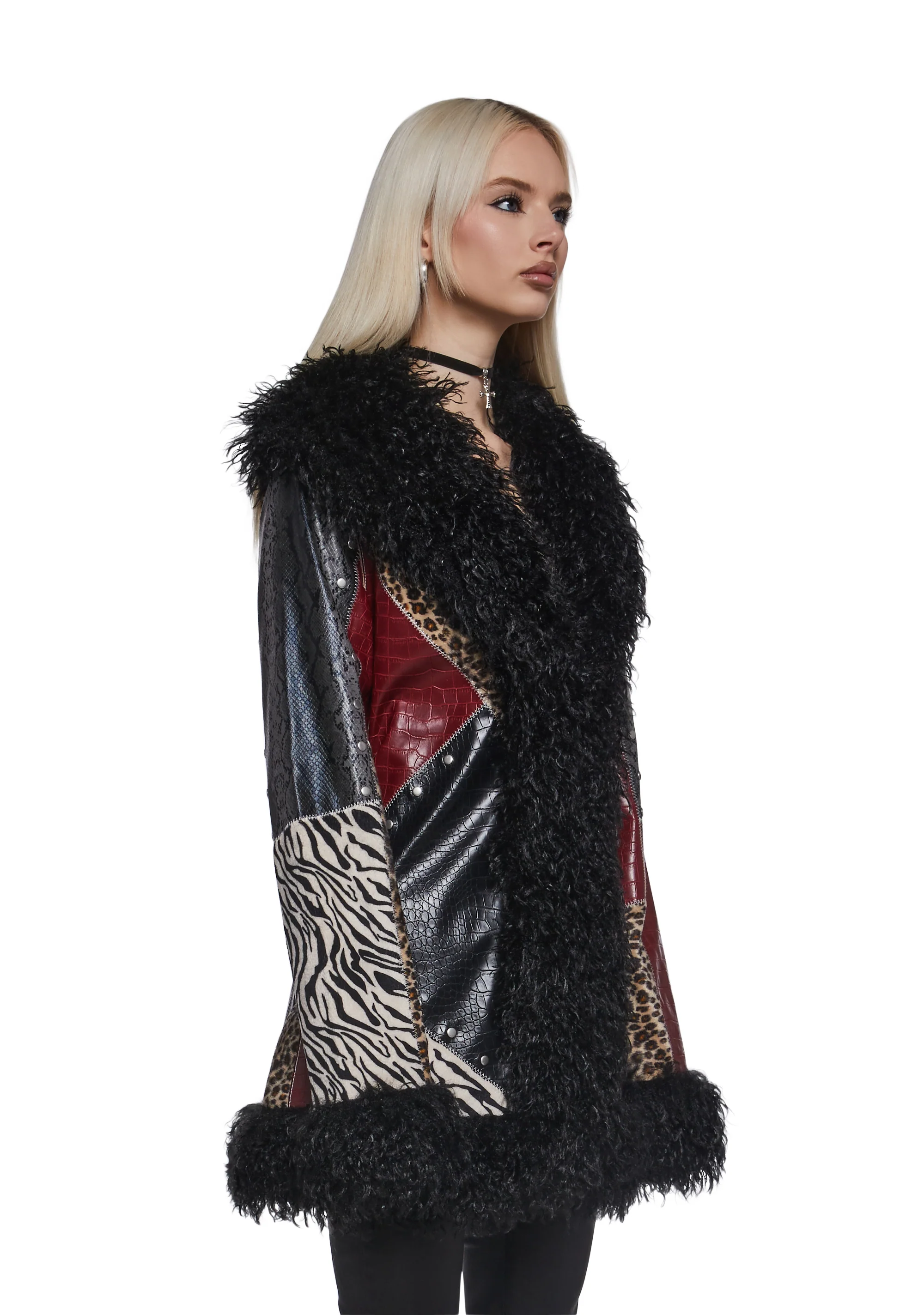 Savage Ways Patchwork Coat - Image 3