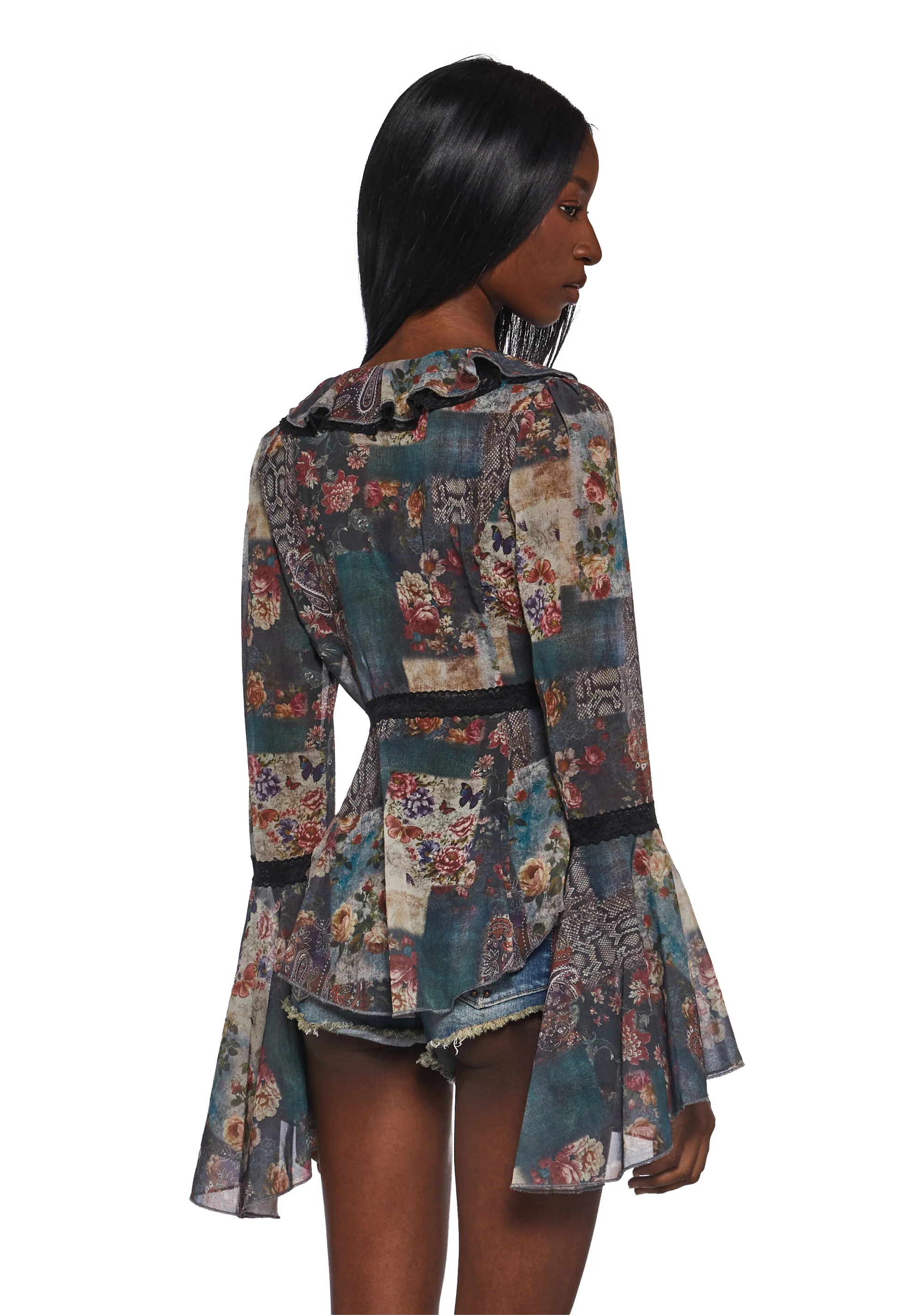 Alchemy Sparks Patchwork Blouse - Multi - Image 3