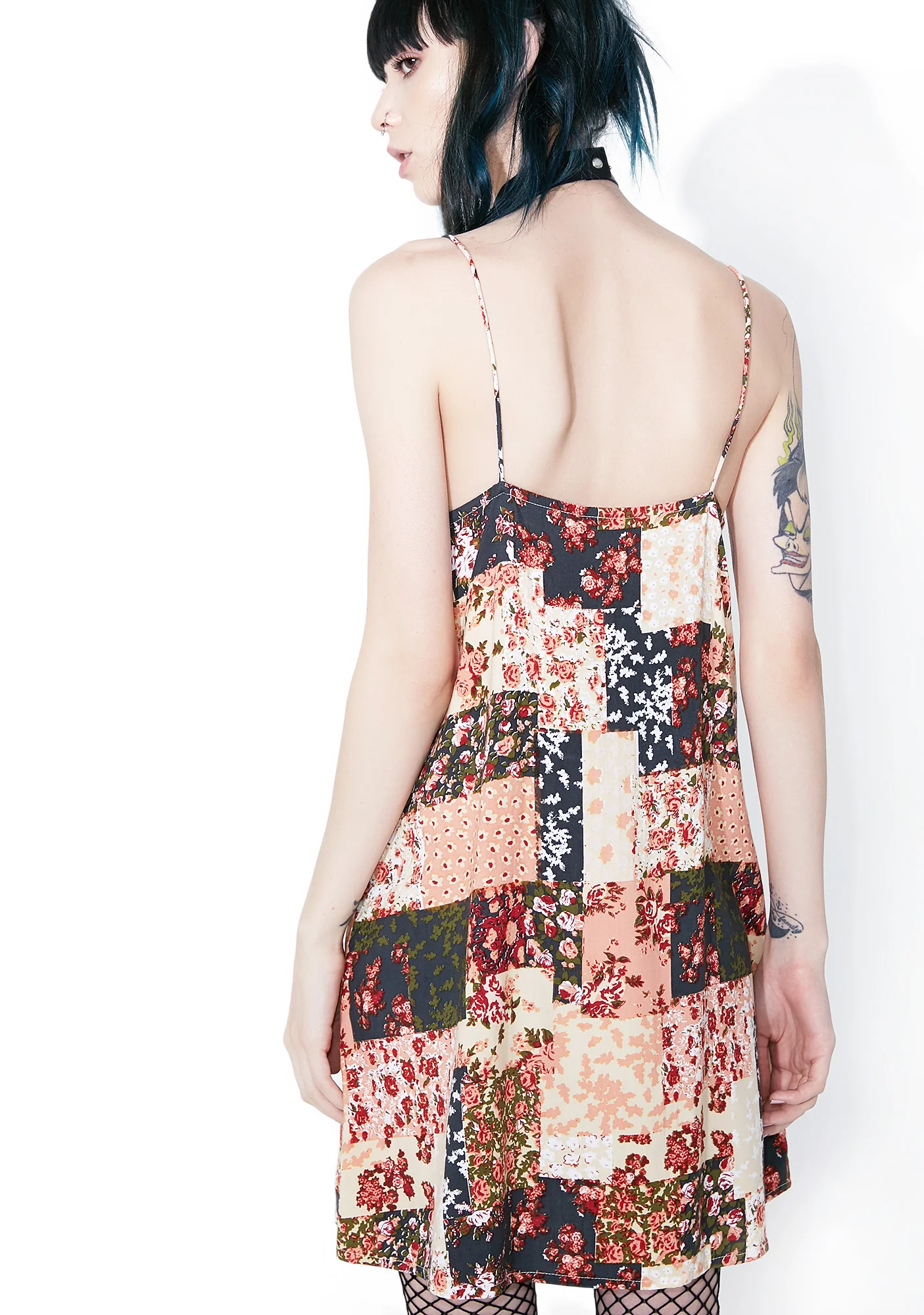 Patchwork Sanna Slip Dress - Image 4