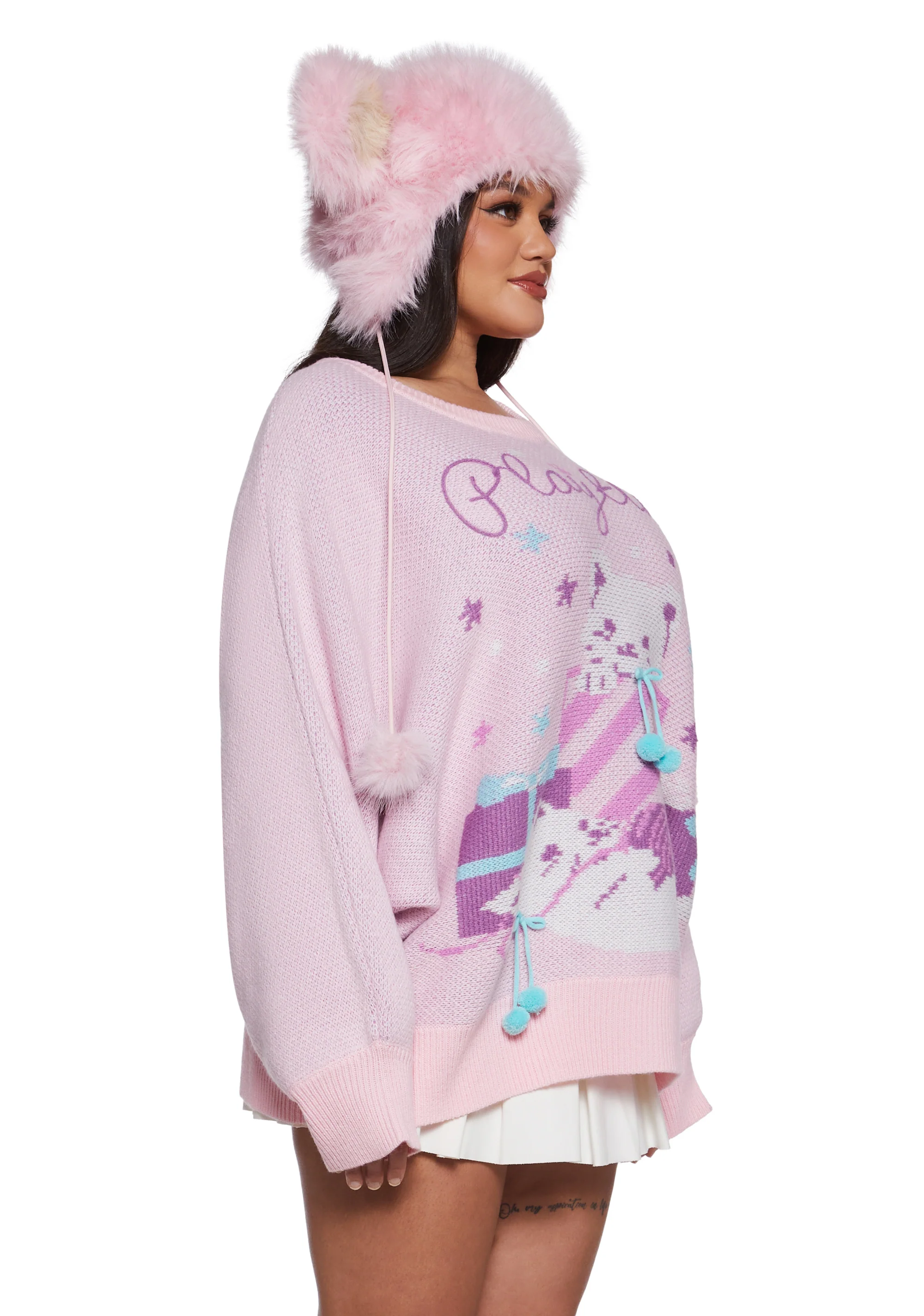 Paws And Surprises Intarsia Sweater - Image 7