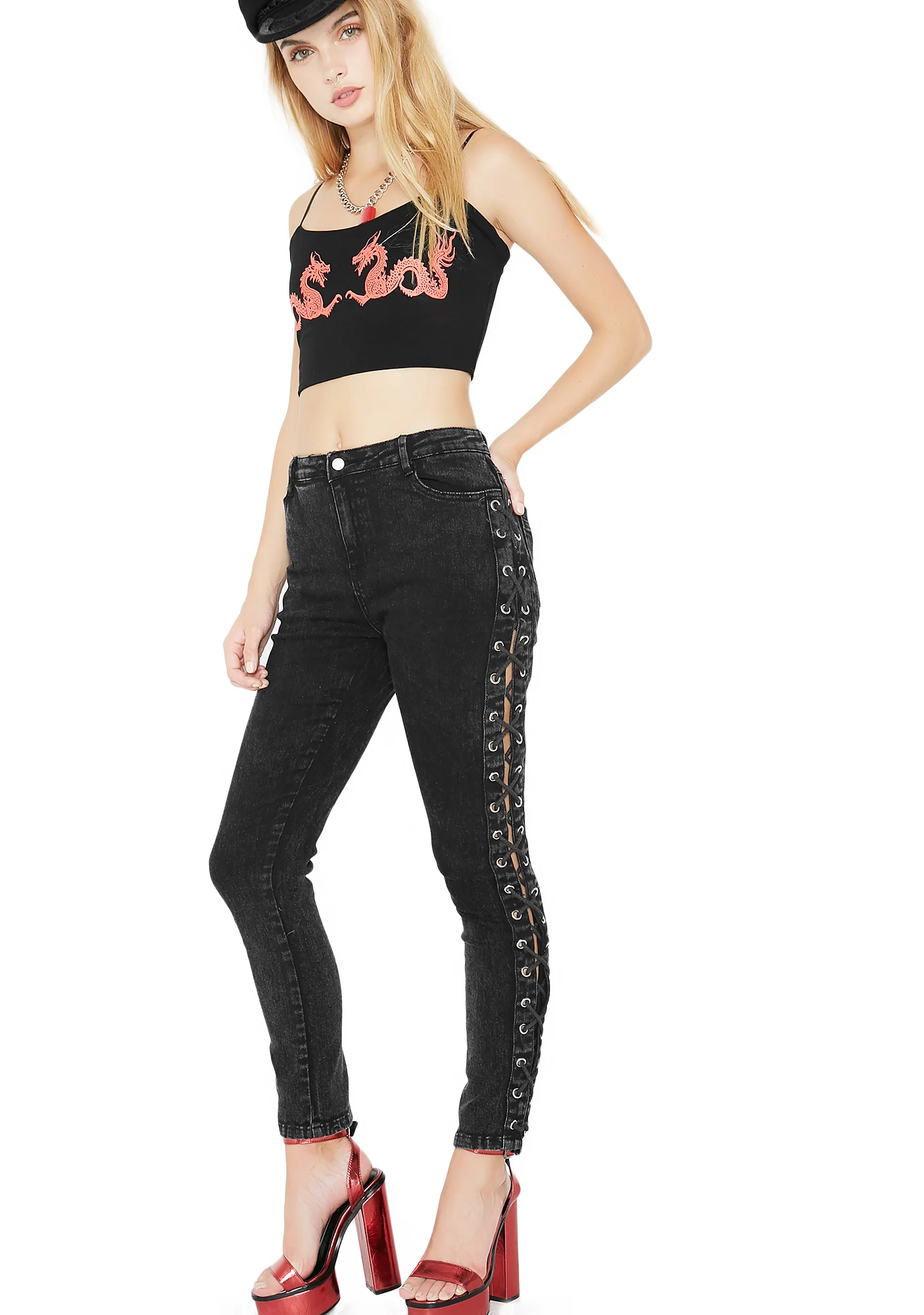 Payback Time Lace-Up Jeans - Image 5