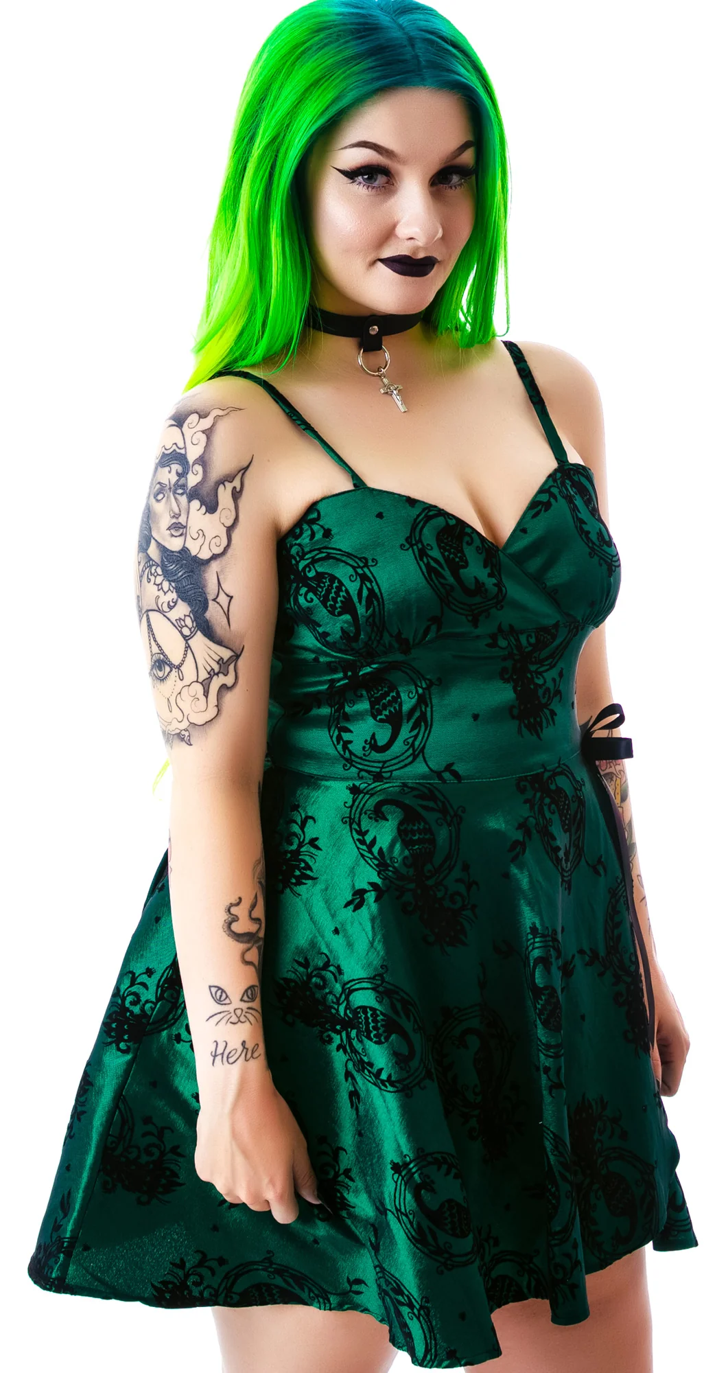 Peacockin' Party Dress - Image 2