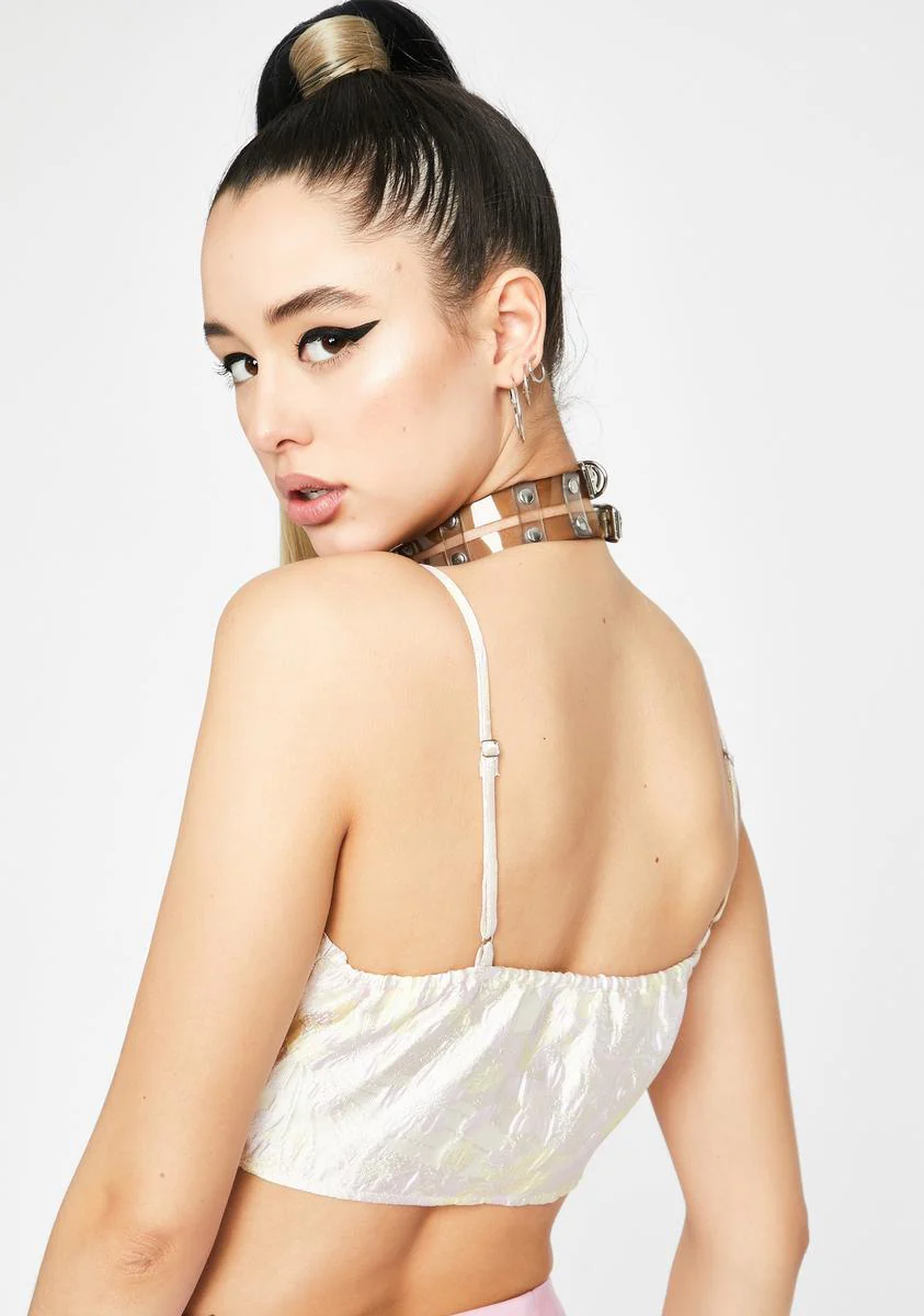 Pearl Idol Nights Brocade Top - Image 4
