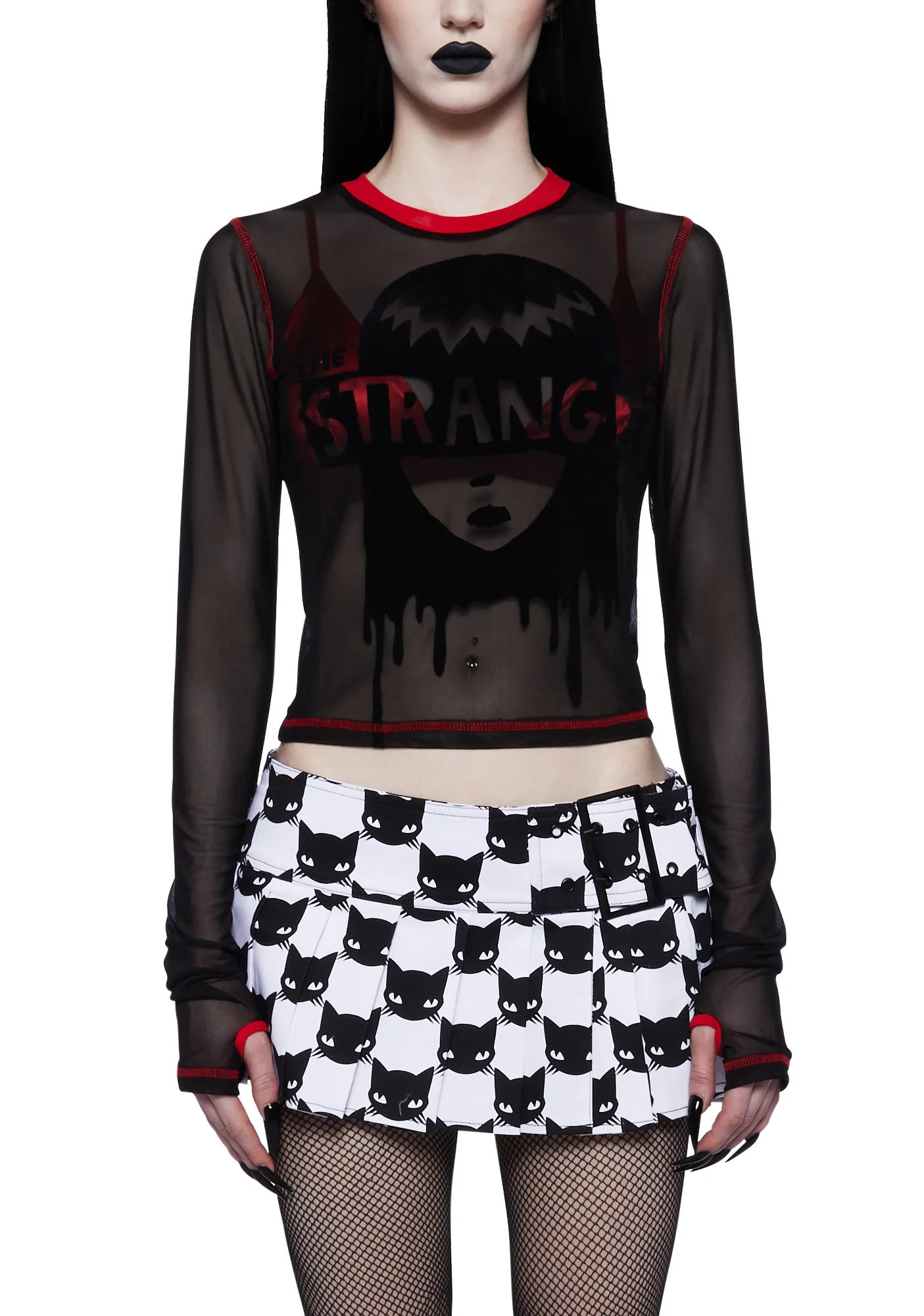 Peculiar Girl Mesh Top - Image 5