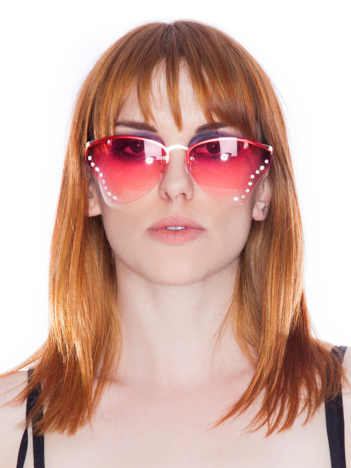 Peekabooda Pink Butterfly Vintage Deadstock Sunglasses - Image 2