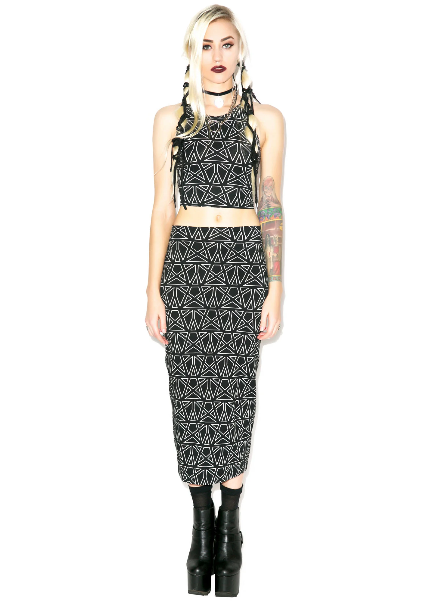 Pentagram Bobby Skirt - Image 2