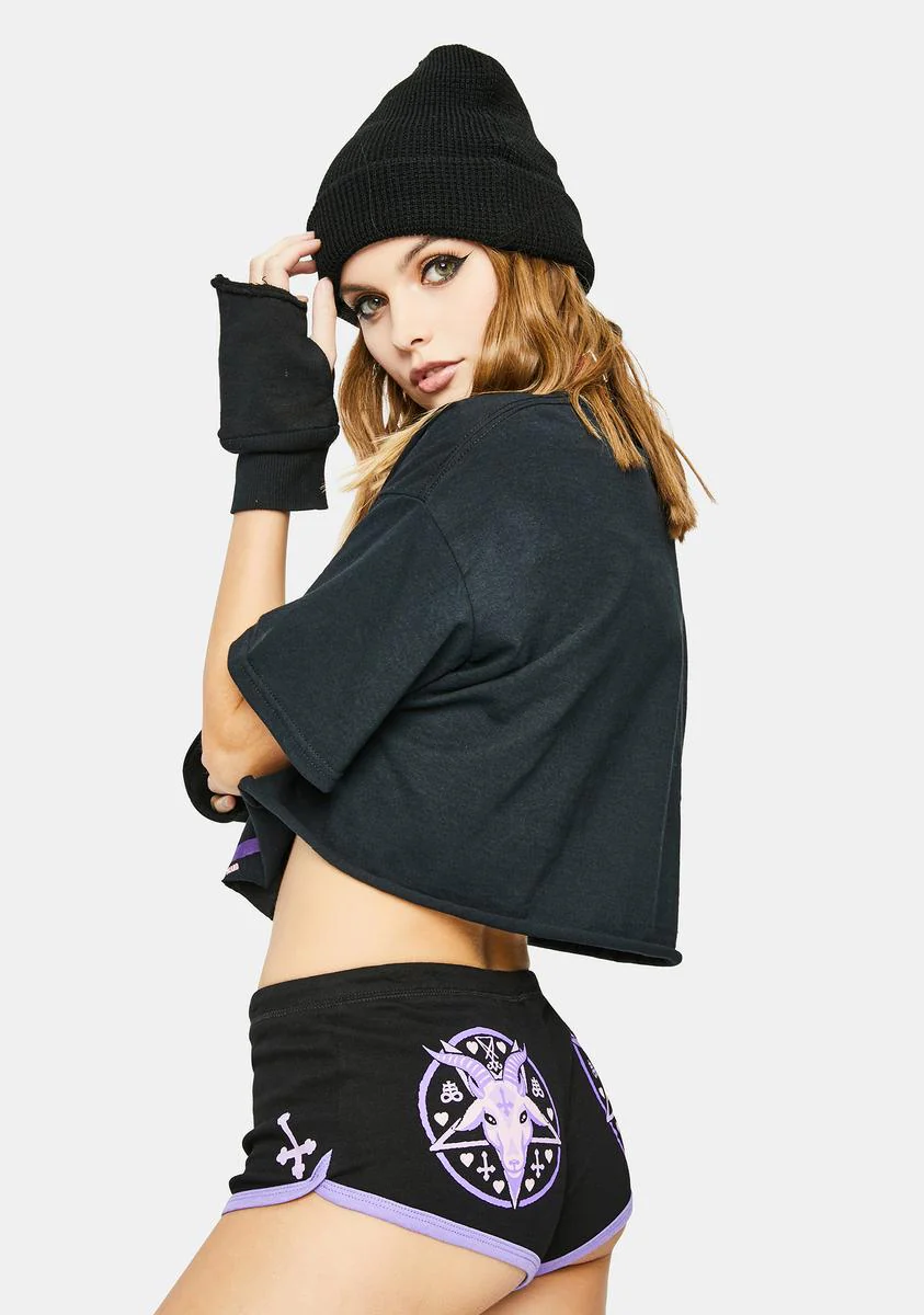 Pentagram Goat Head Shorts - Image 4