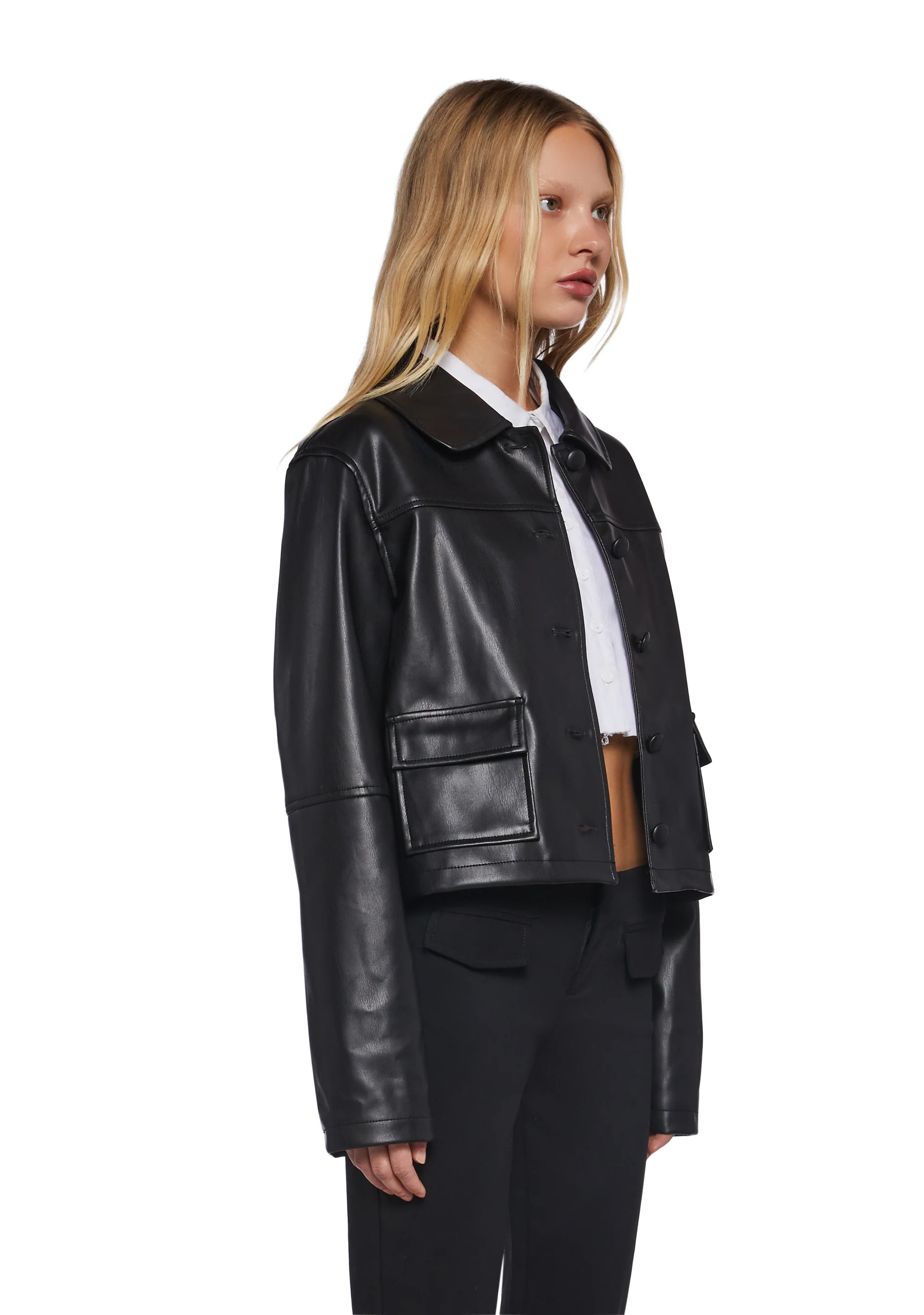 Brixton Bound Cropped Jacket - Image 3