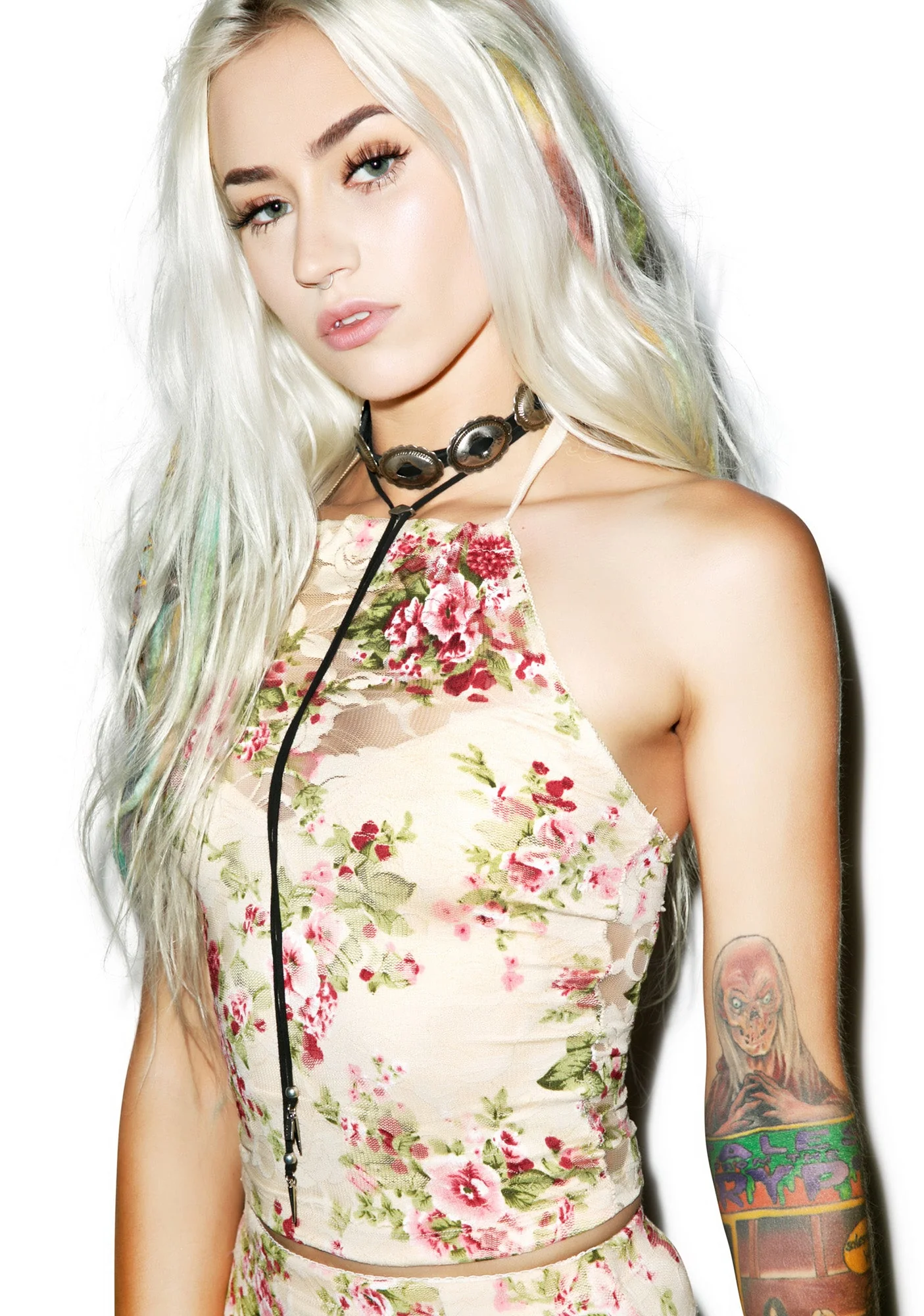 Peter, Paul And Bloody Mary's Halter Top - Off White - Image 3