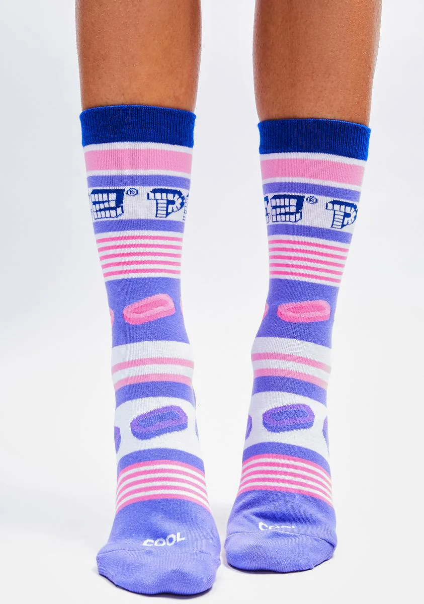 Pez Stripes Crew Socks - Image 2