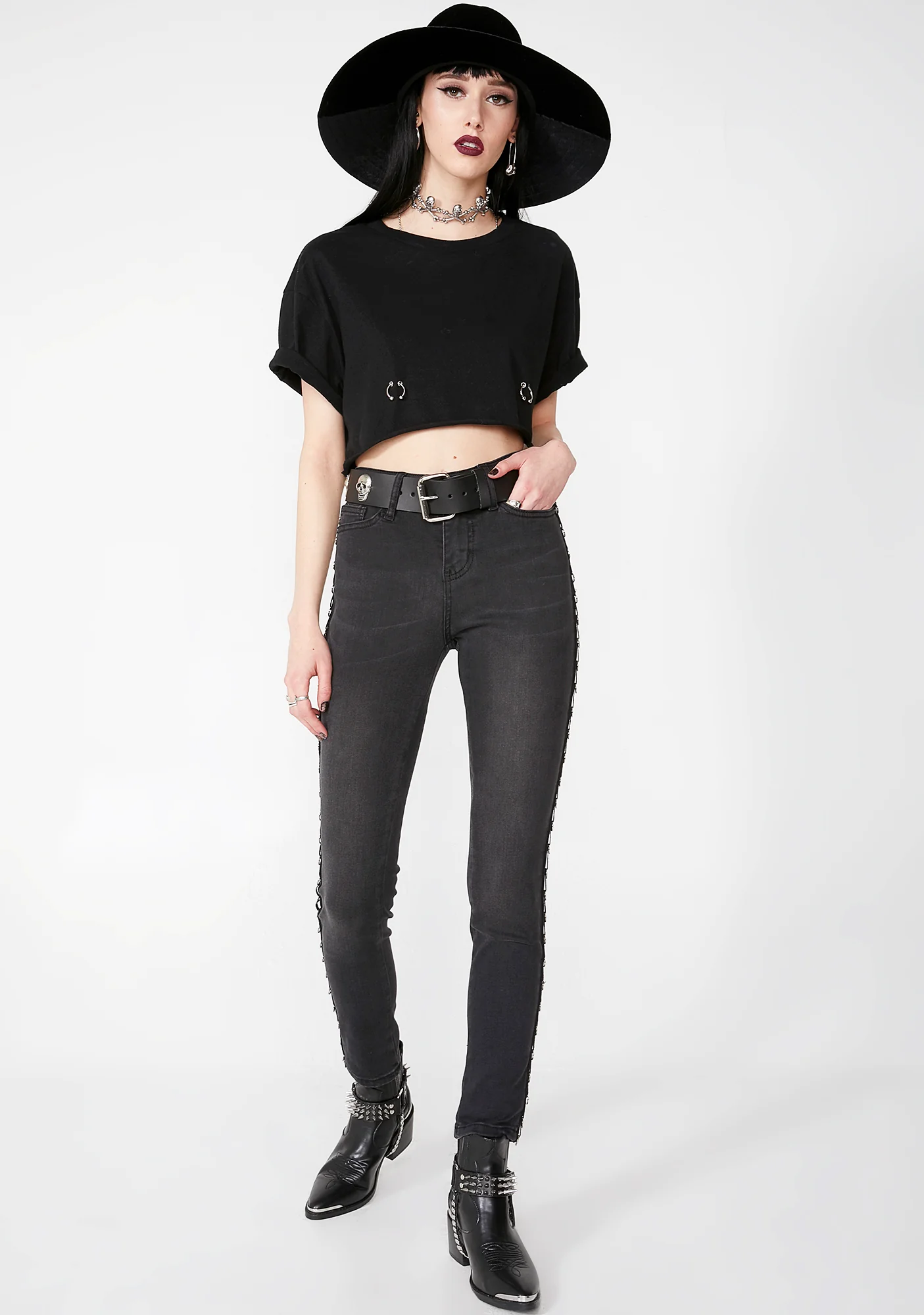Pierced Veil Skinny Jeans - Image 3