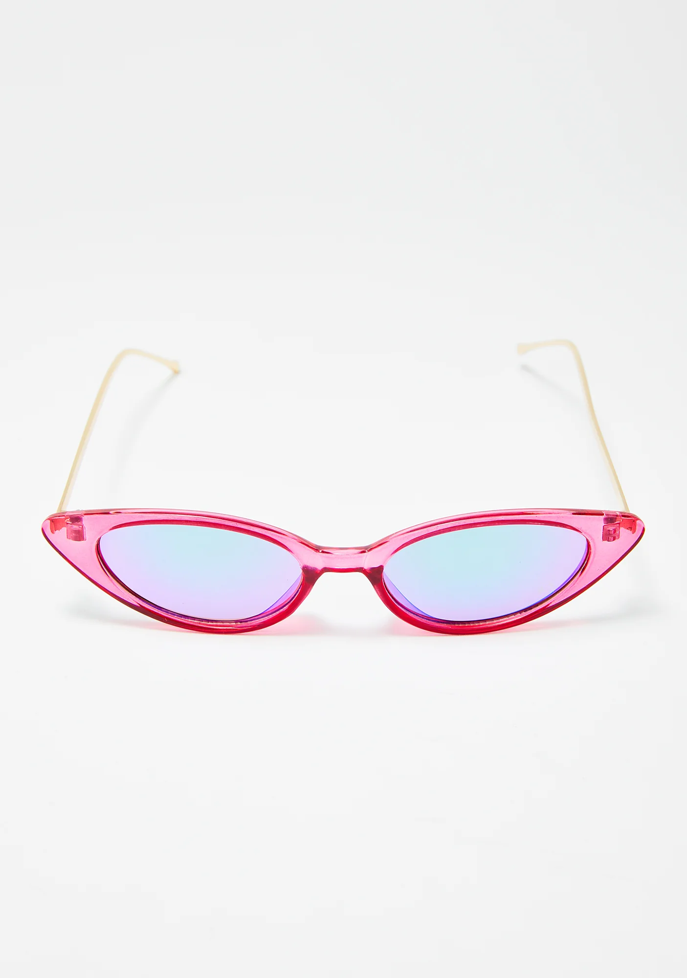 Pink Ladies Cat Eye Sunglasses - Image 2
