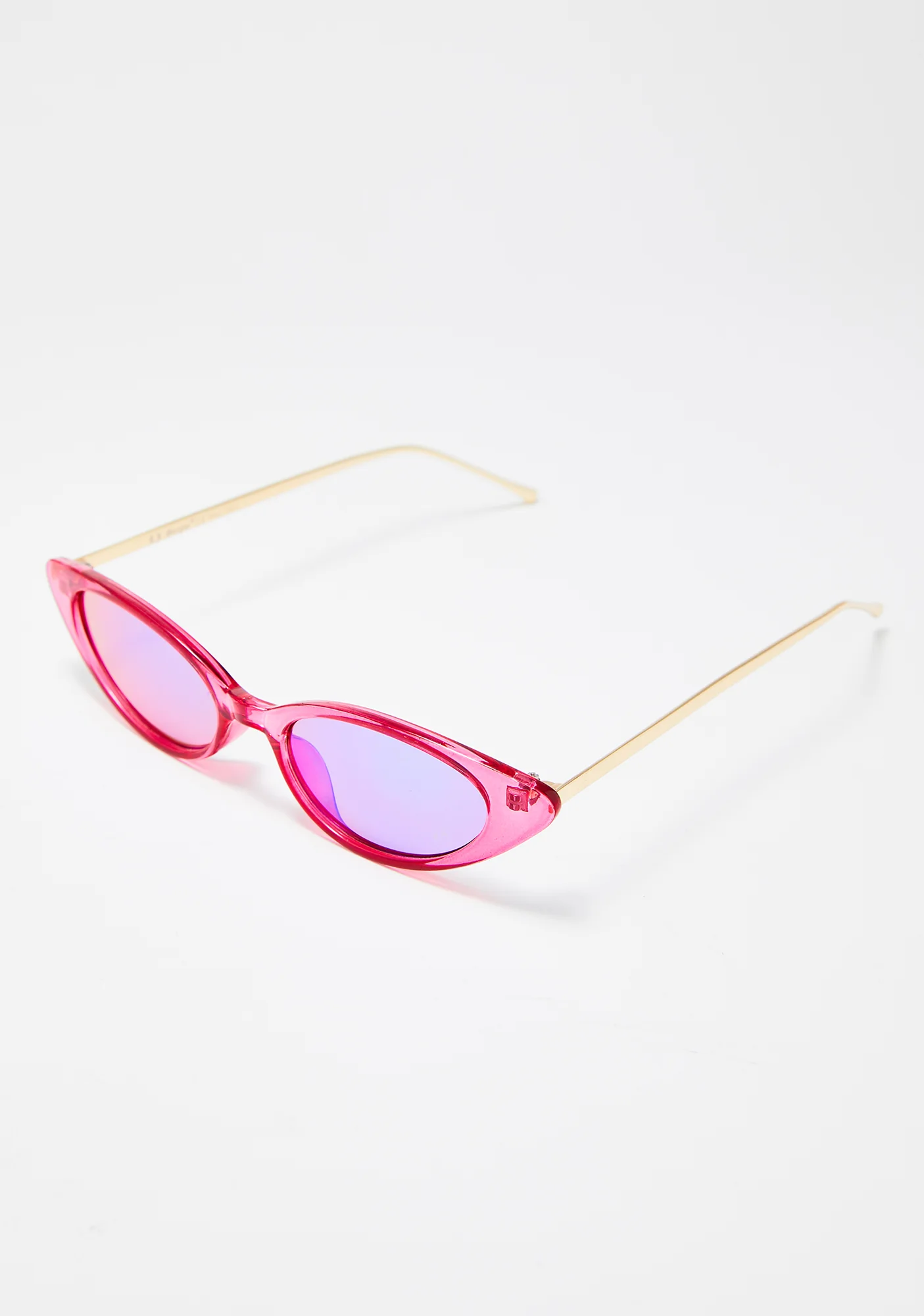 Pink Ladies Cat Eye Sunglasses - Image 3