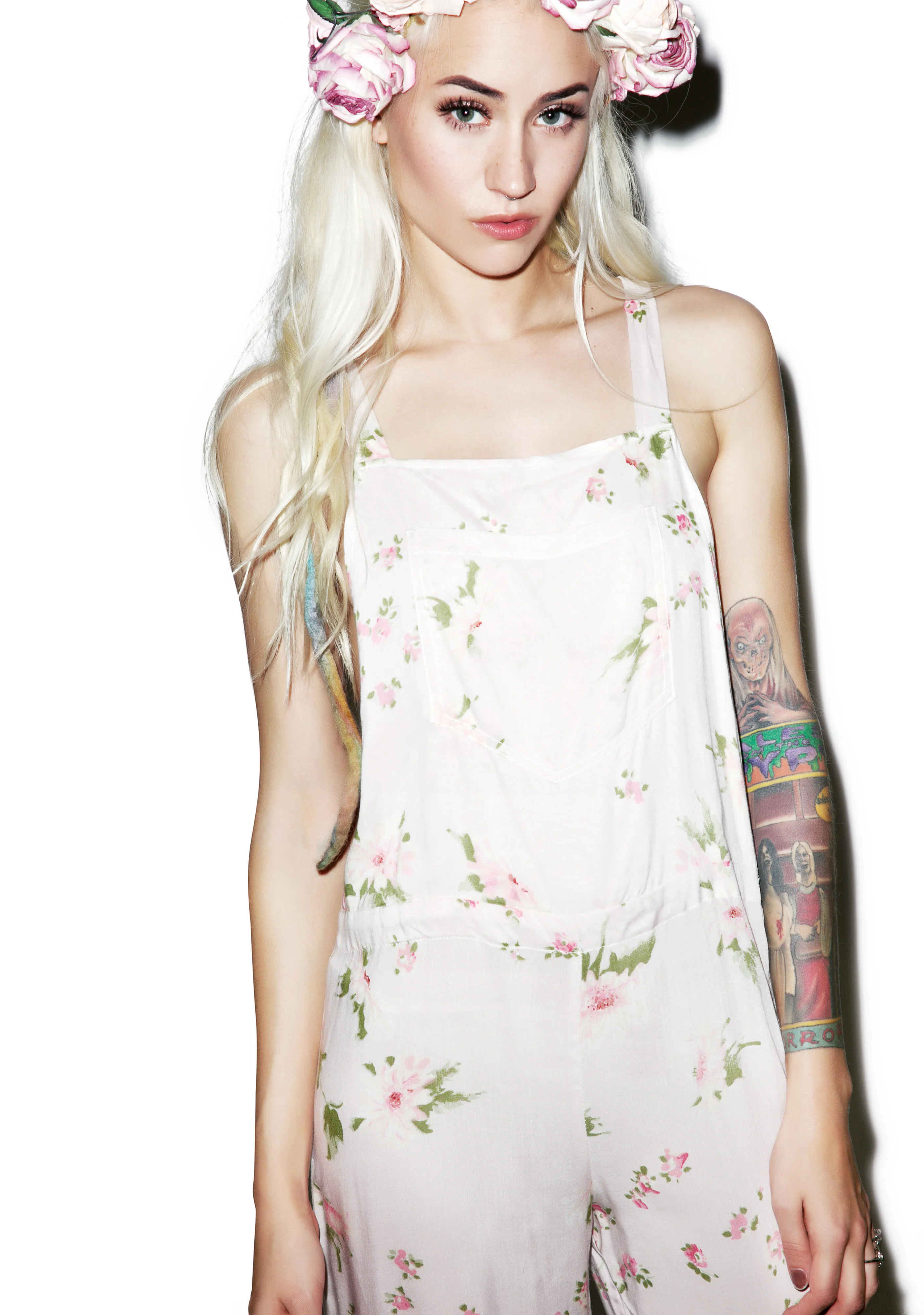 Pink Petals Long Overall Jumper - Image 2