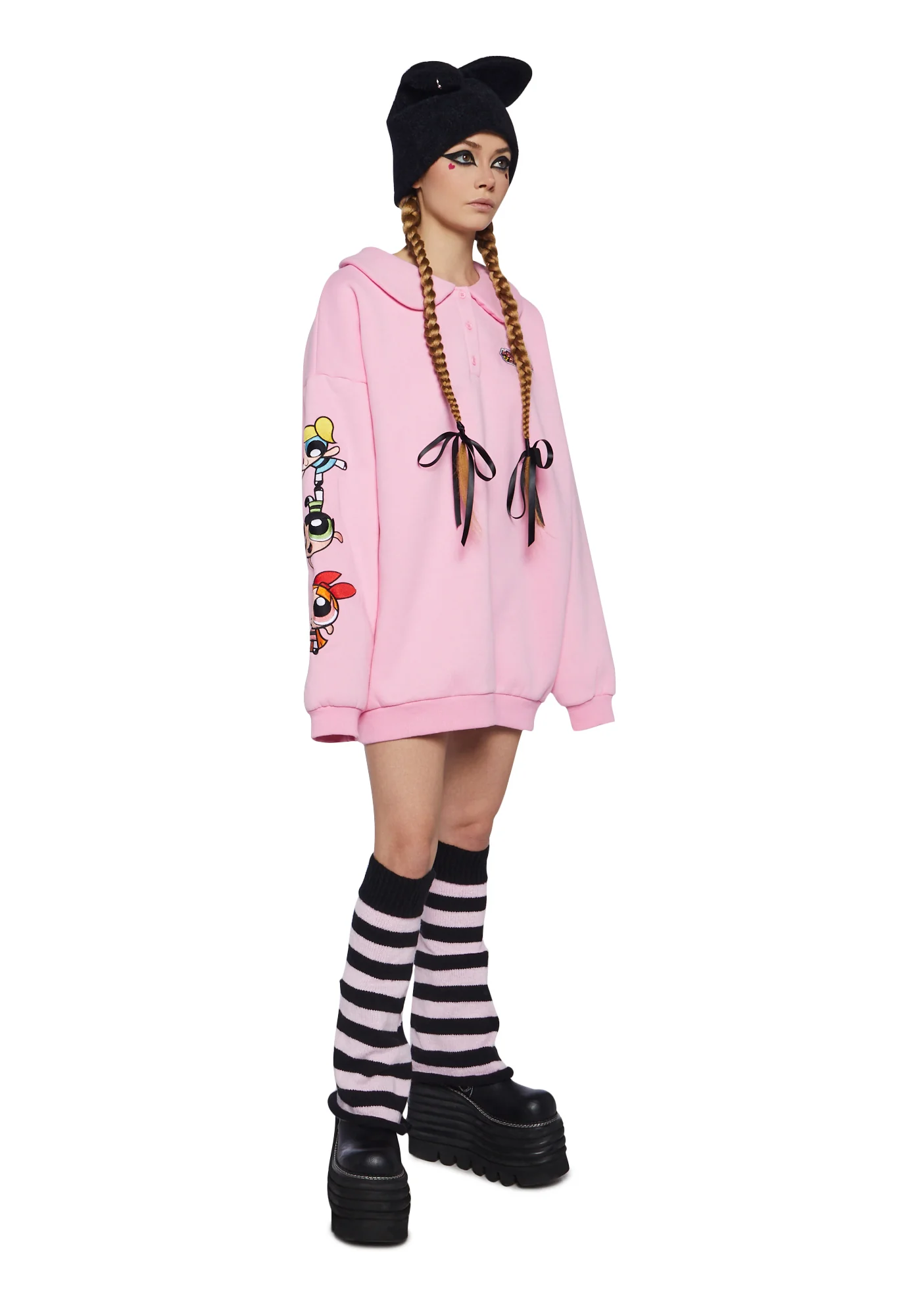 Just Having Fun Collared Sweater - Image 2