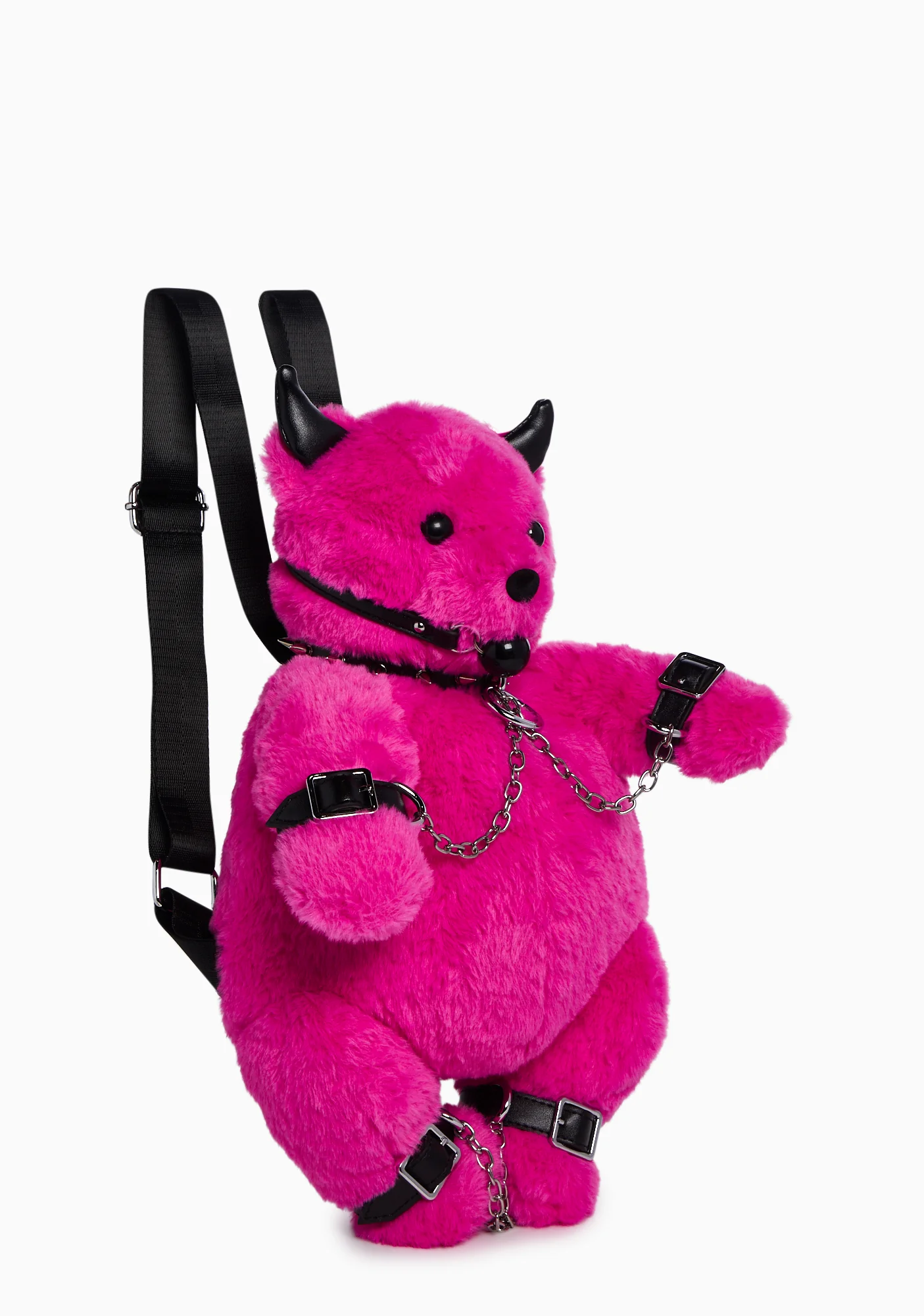 Good To Be Bad Teddy Backpack - Pink - Image 3