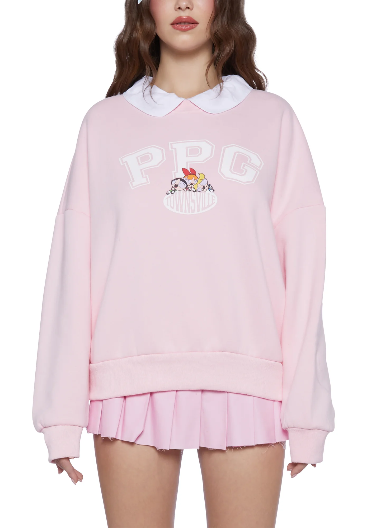Saving The Daze Collar Sweatshirt - Image 5