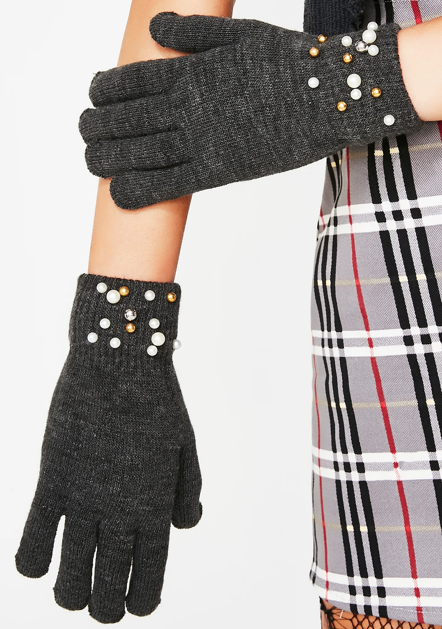 Pinkys Up Pearl Gloves - Image 3