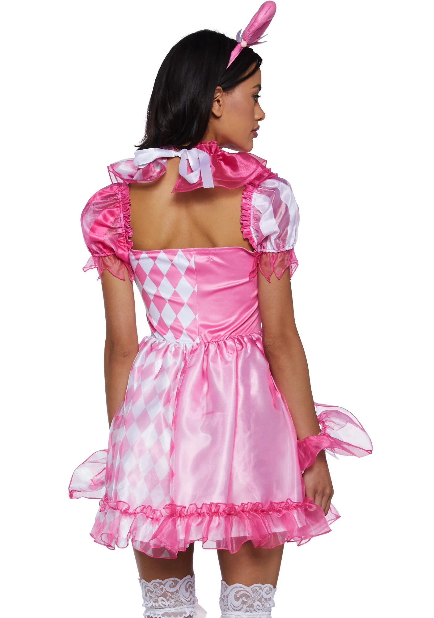 Pinwheel Fantasy Jester Costume - Pink - Image 4