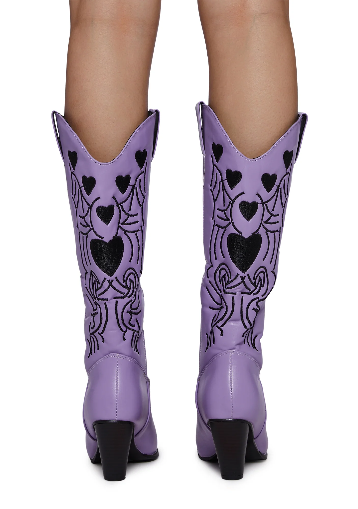 Pitchin' A Fit Cowboy Boots - Purple - Image 4