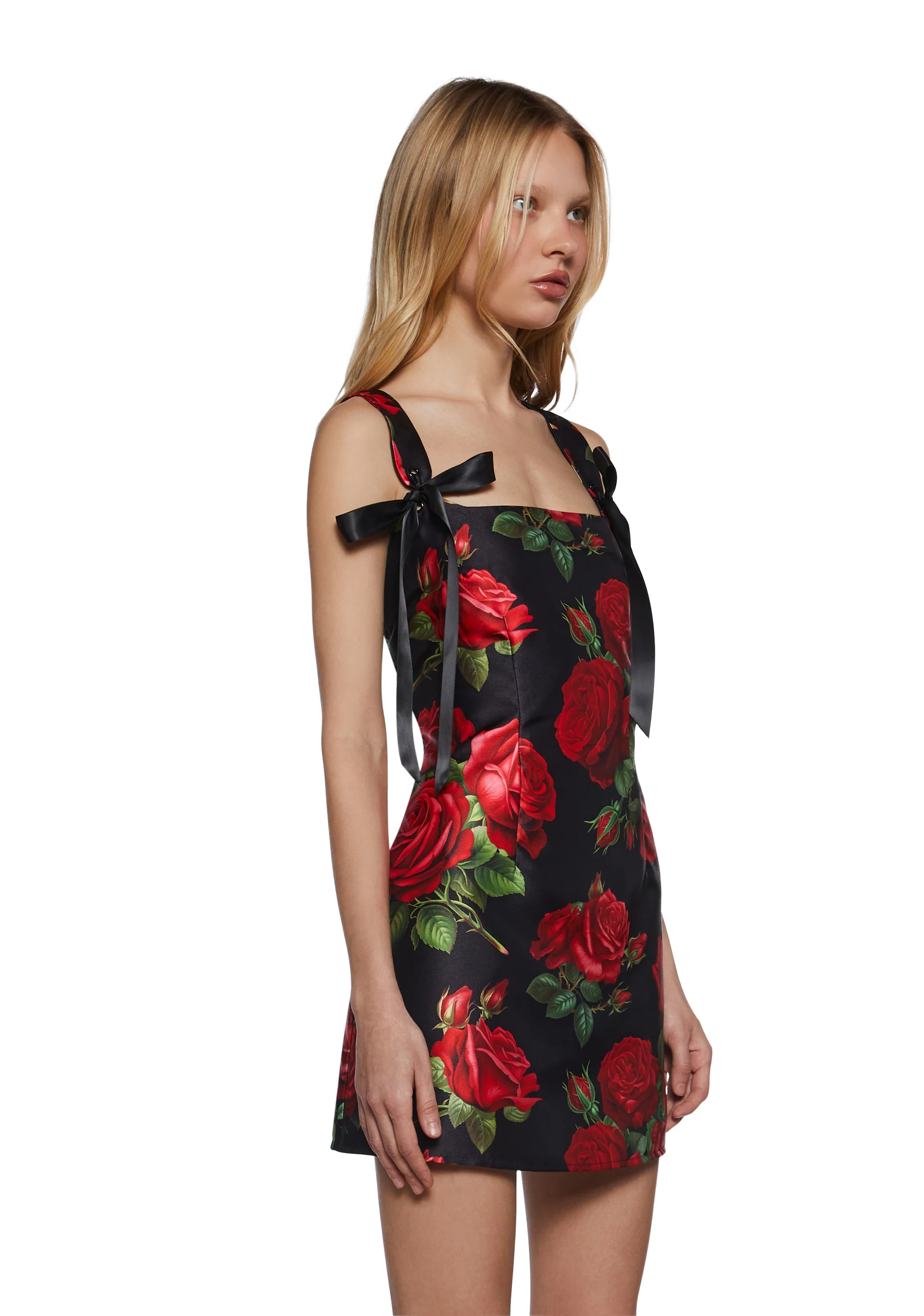 Pixie Stardust Mini Dress - Roses - Image 3