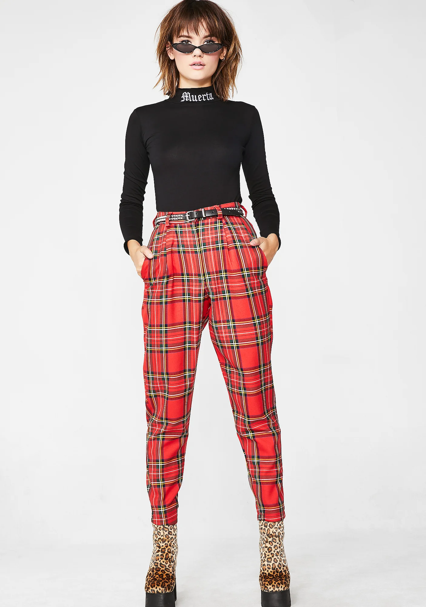 Plaid Aubrey Classic Trousers - Image 2