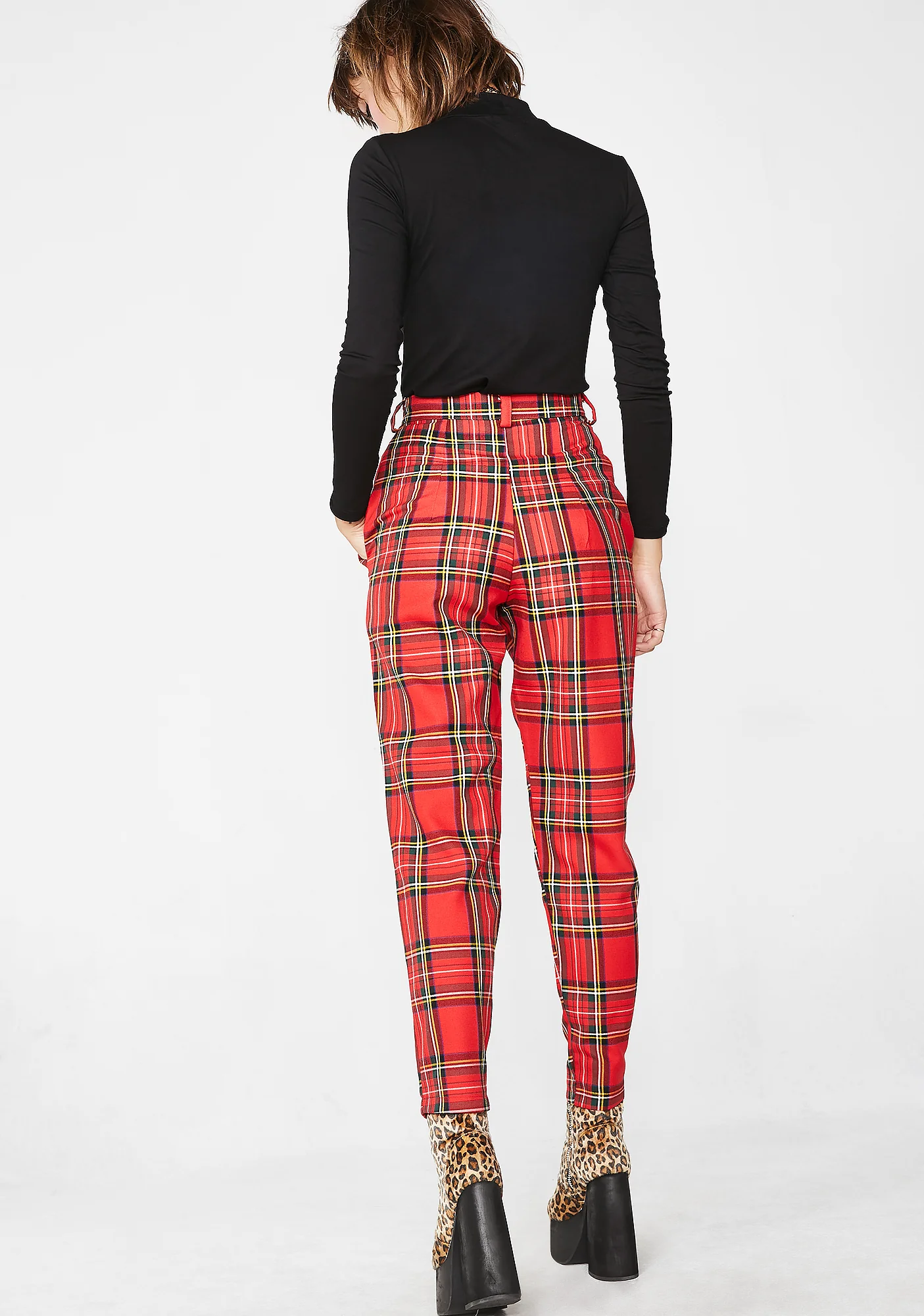 Plaid Aubrey Classic Trousers - Image 4