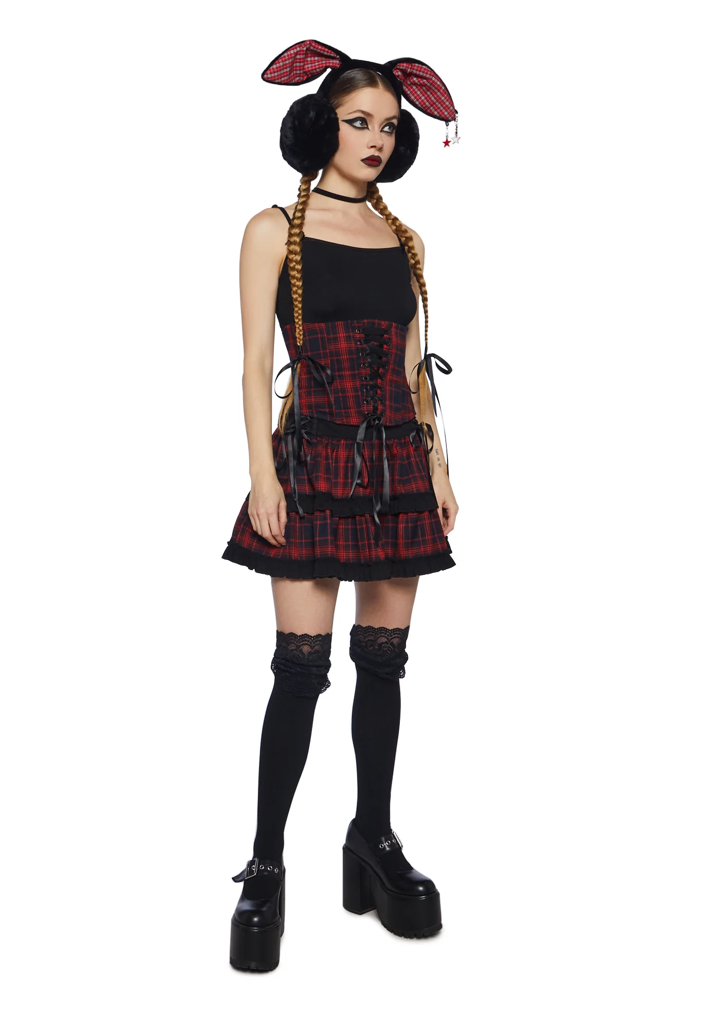 Goth Grooves Corset Top - Image 2