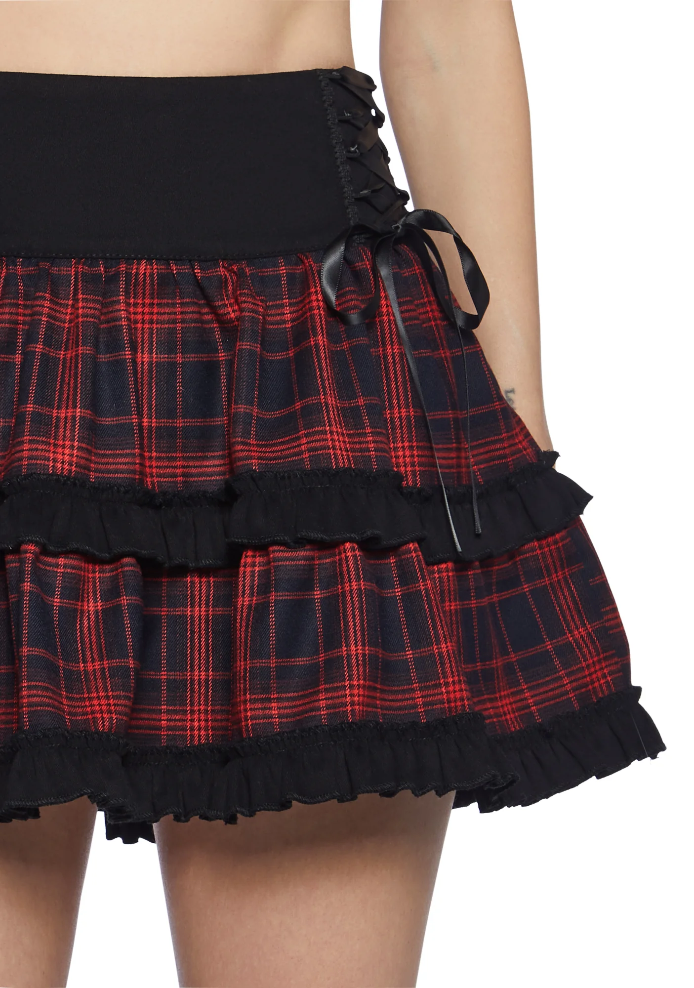 Goth Grooves Mini Skirt - Image 5