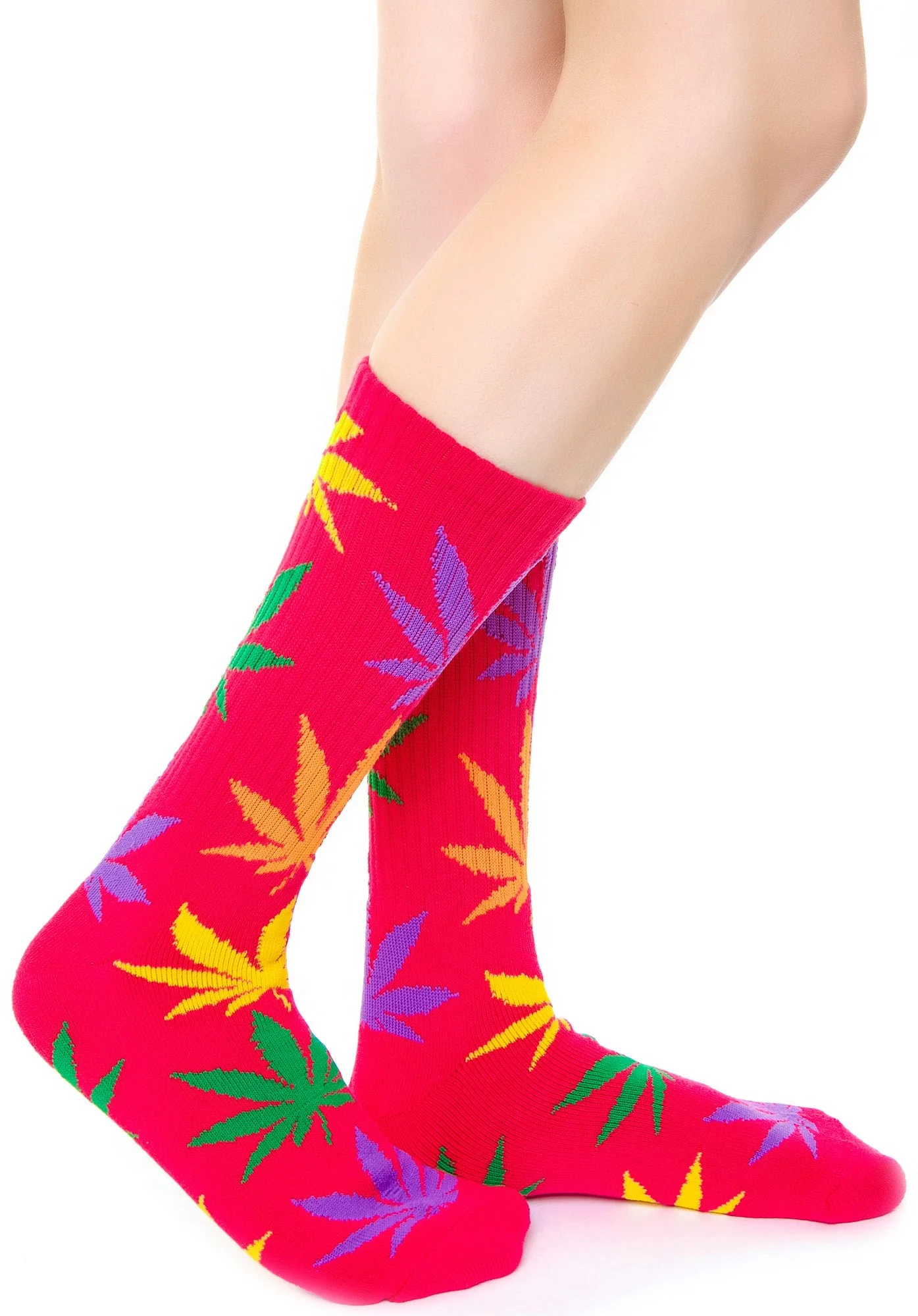 Plantlife Multi Color Sock - Red - Image 4