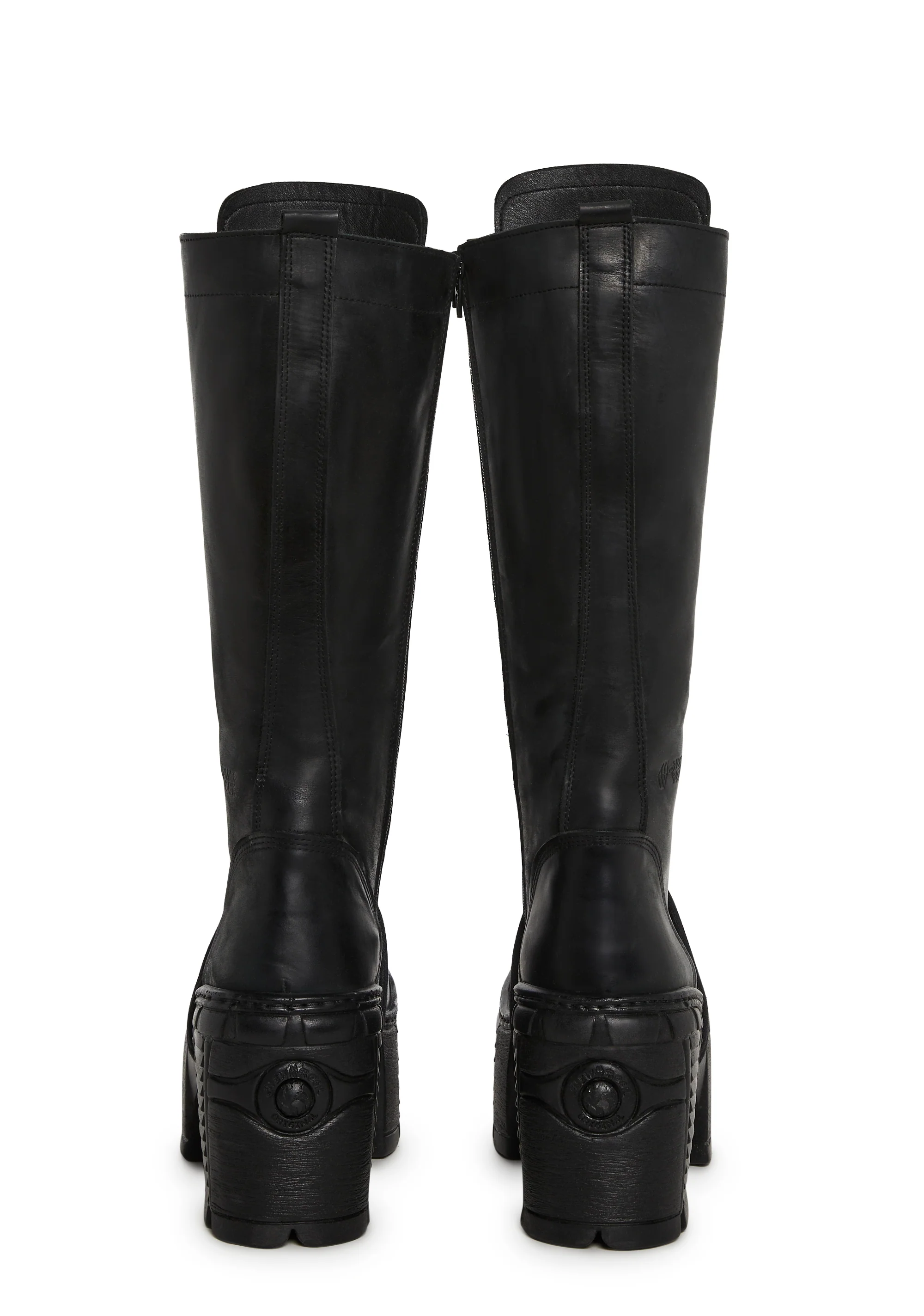 M-TM002-C2 Lace-Up Knee High Boots - Image 3