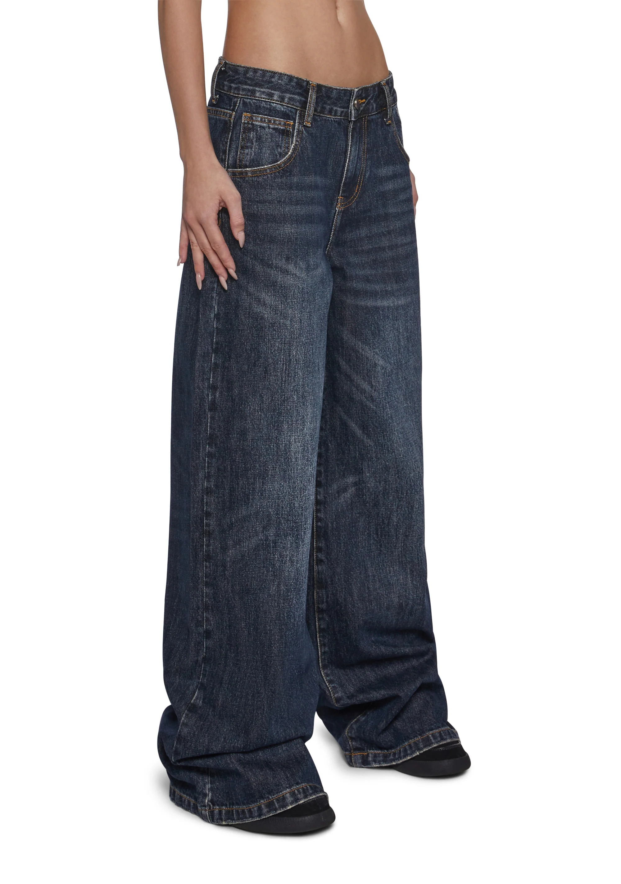 Sinful Attitude Wide Leg Jeans - Playboy - Image 3
