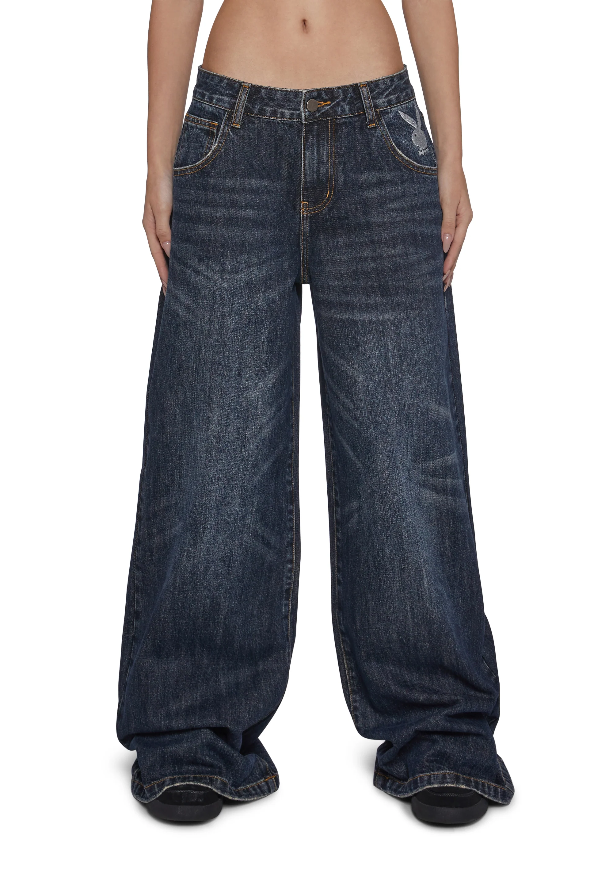 Sinful Attitude Wide Leg Jeans - Playboy - Image 6