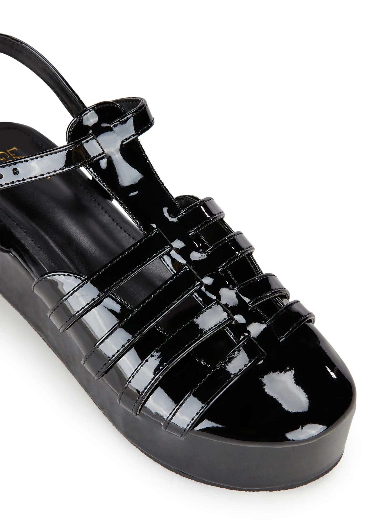 Play Date Platform Sandals- Black - Image 2