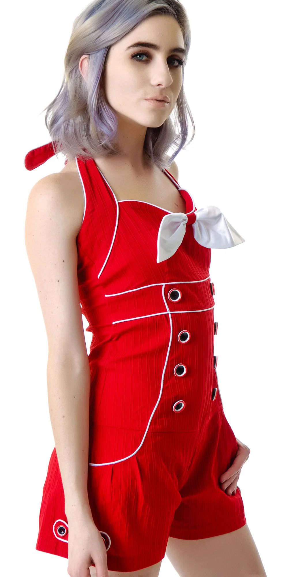 Play With Me Halter Playsuit - Image 3