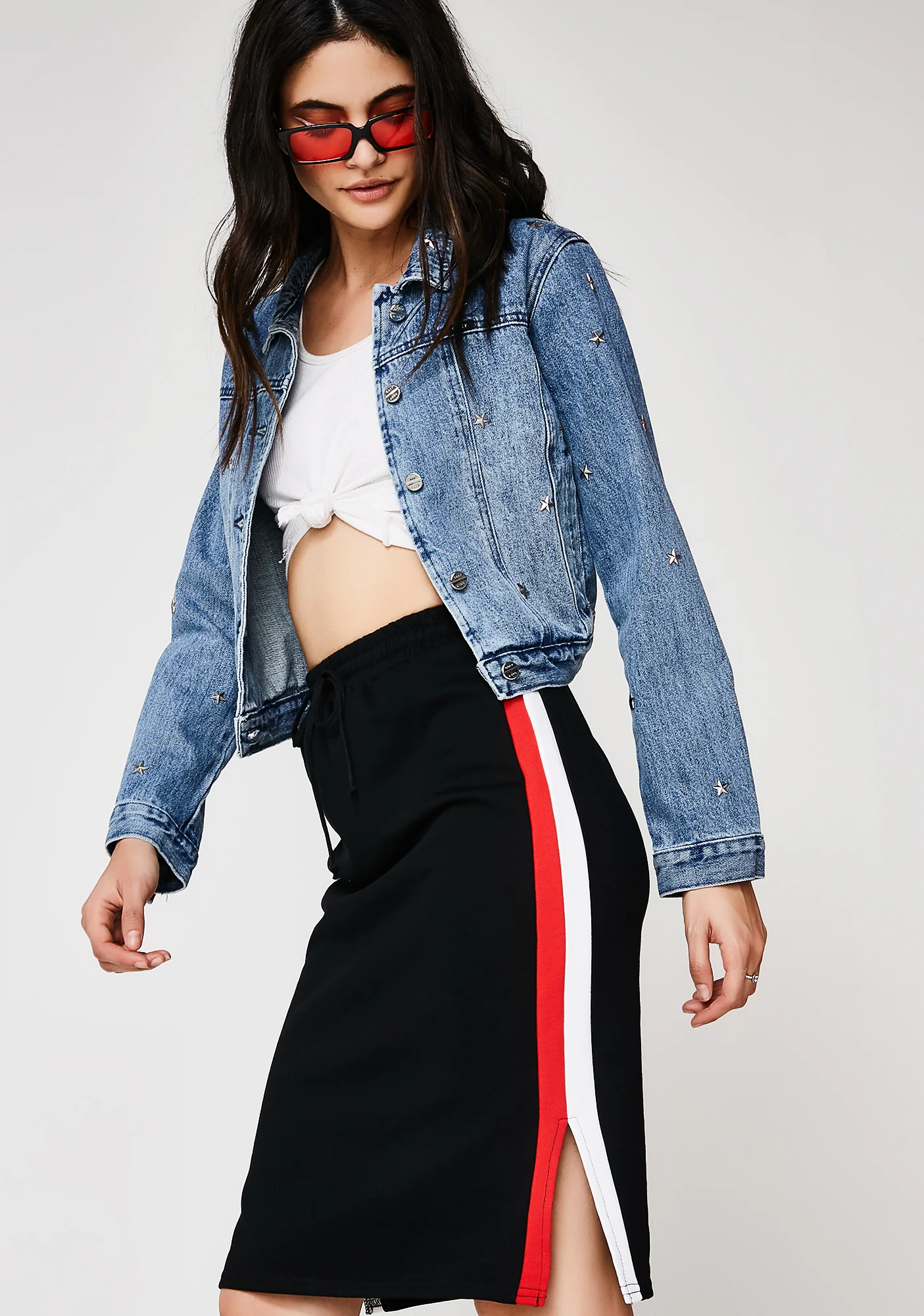 Play Your Part Striped Skirt - Image 10