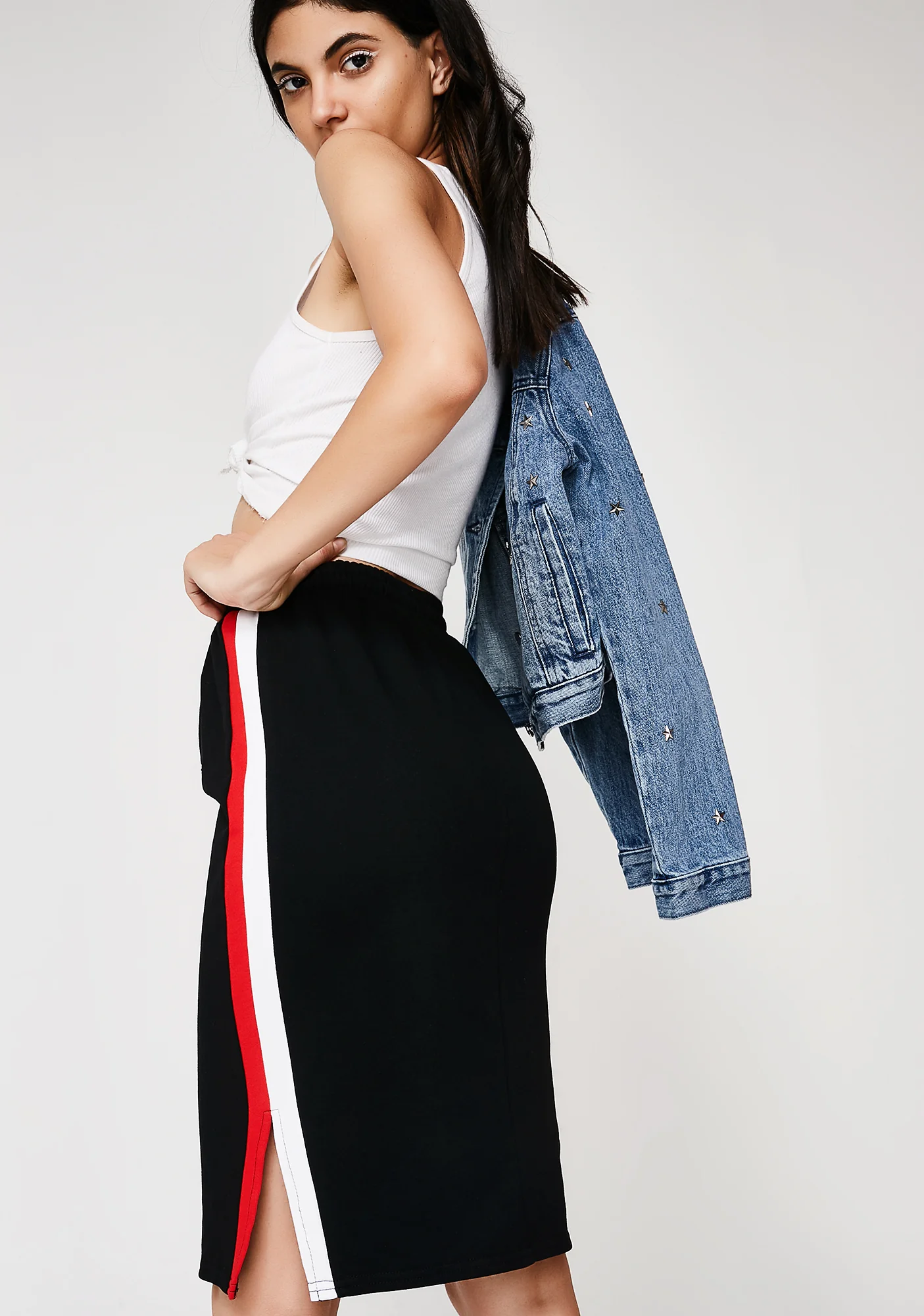 Play Your Part Striped Skirt - Image 5