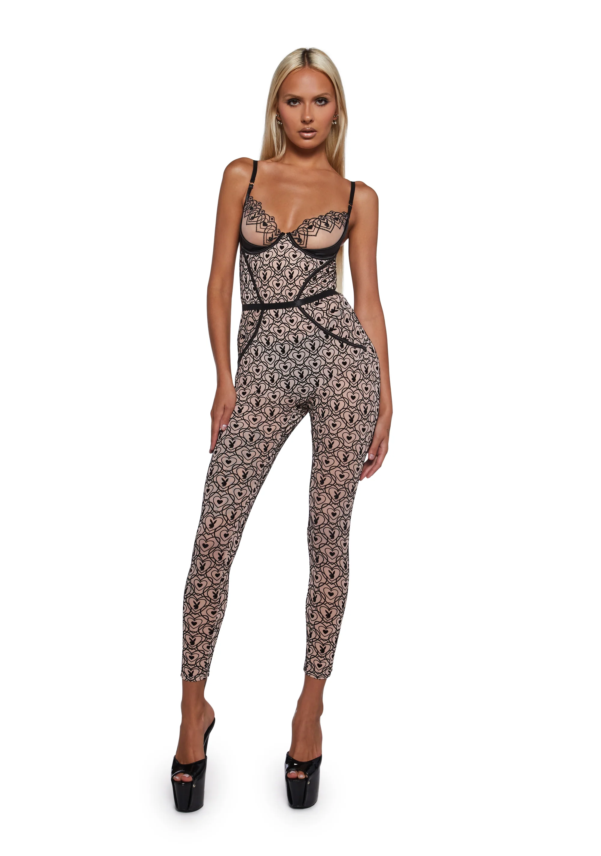 Playboy Bunny Kiss Sleeveless Catsuit - Image 3