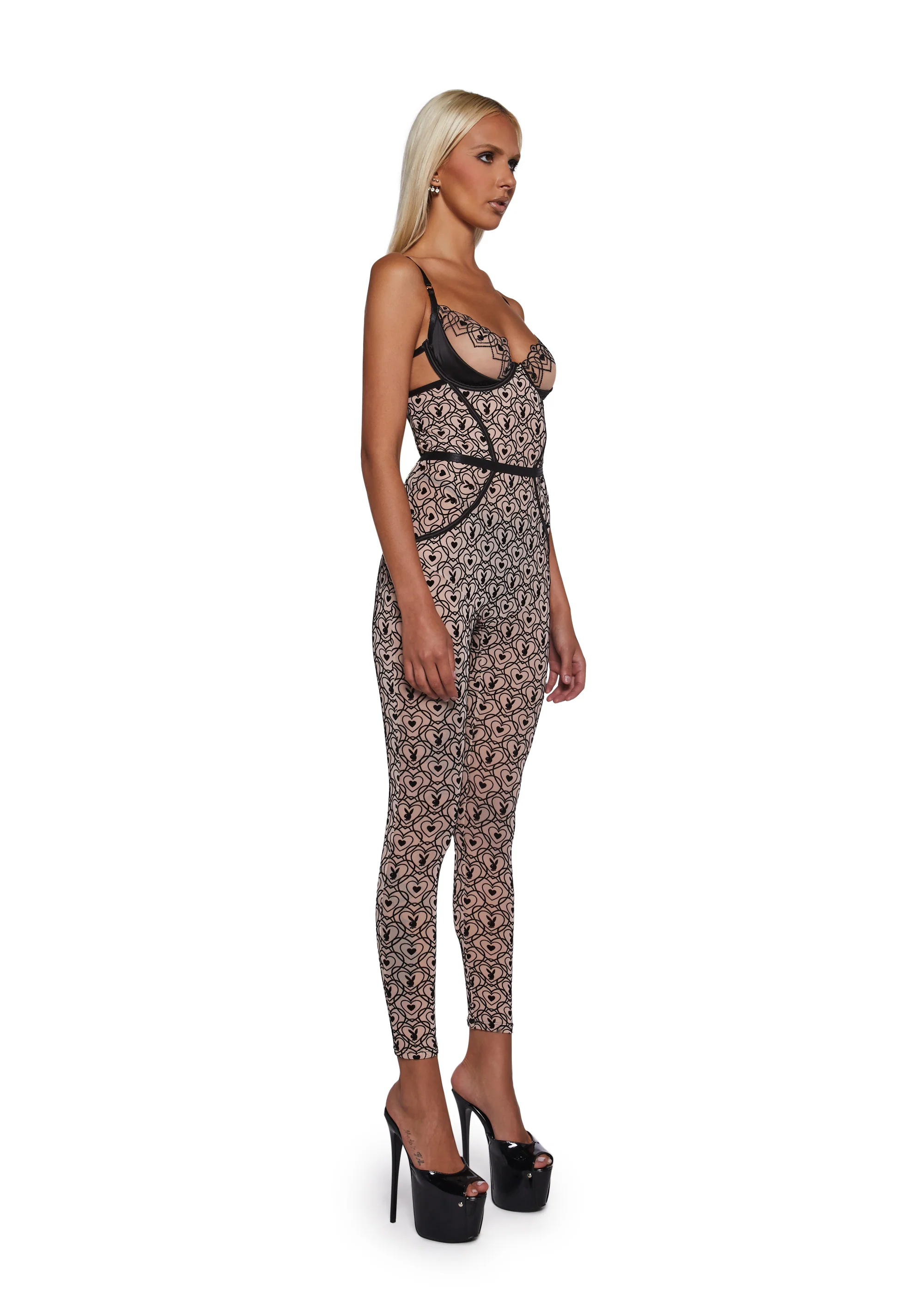 Playboy Bunny Kiss Sleeveless Catsuit - Image 5