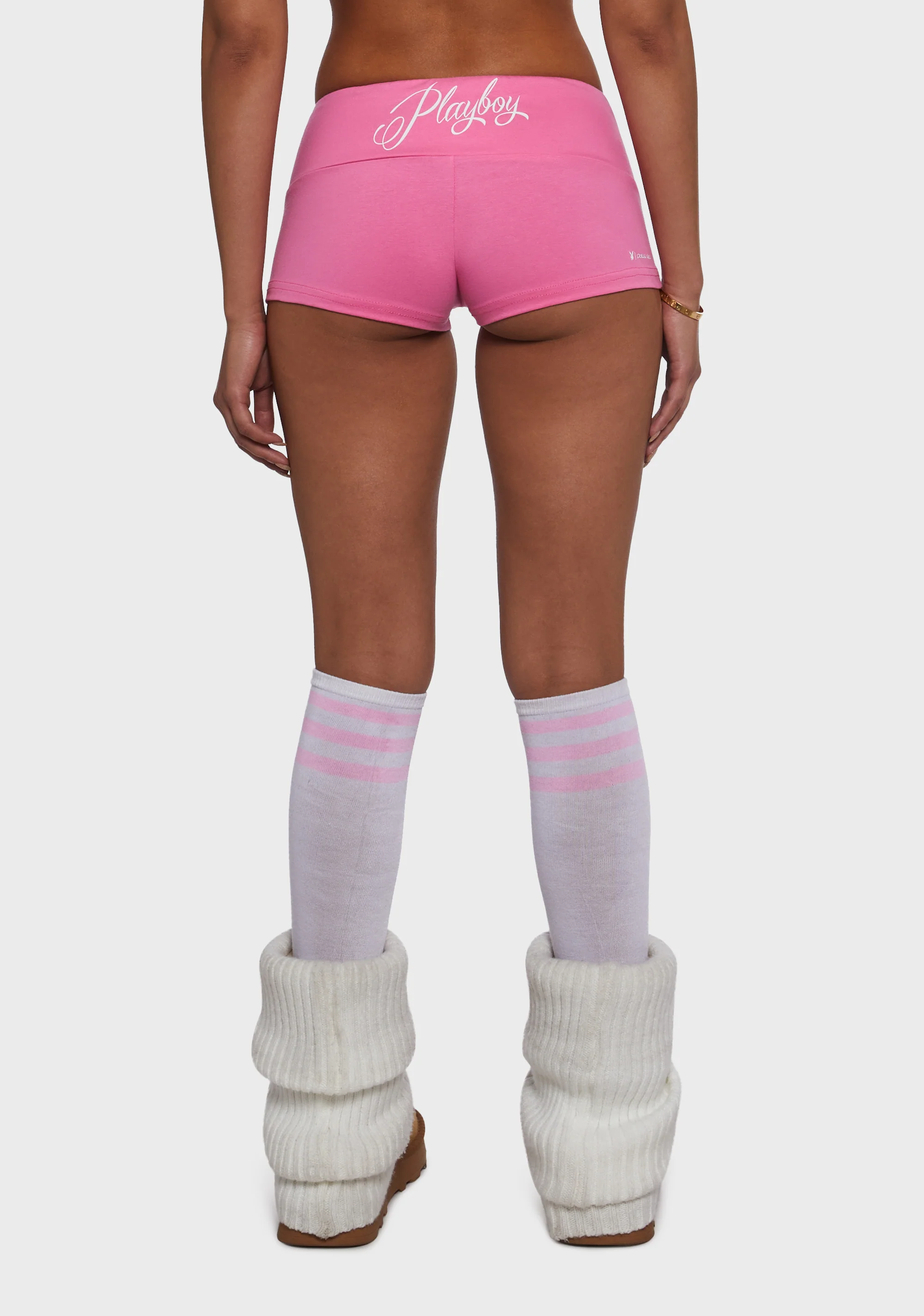 Playboy Mini Shorts - Pink - Image 5