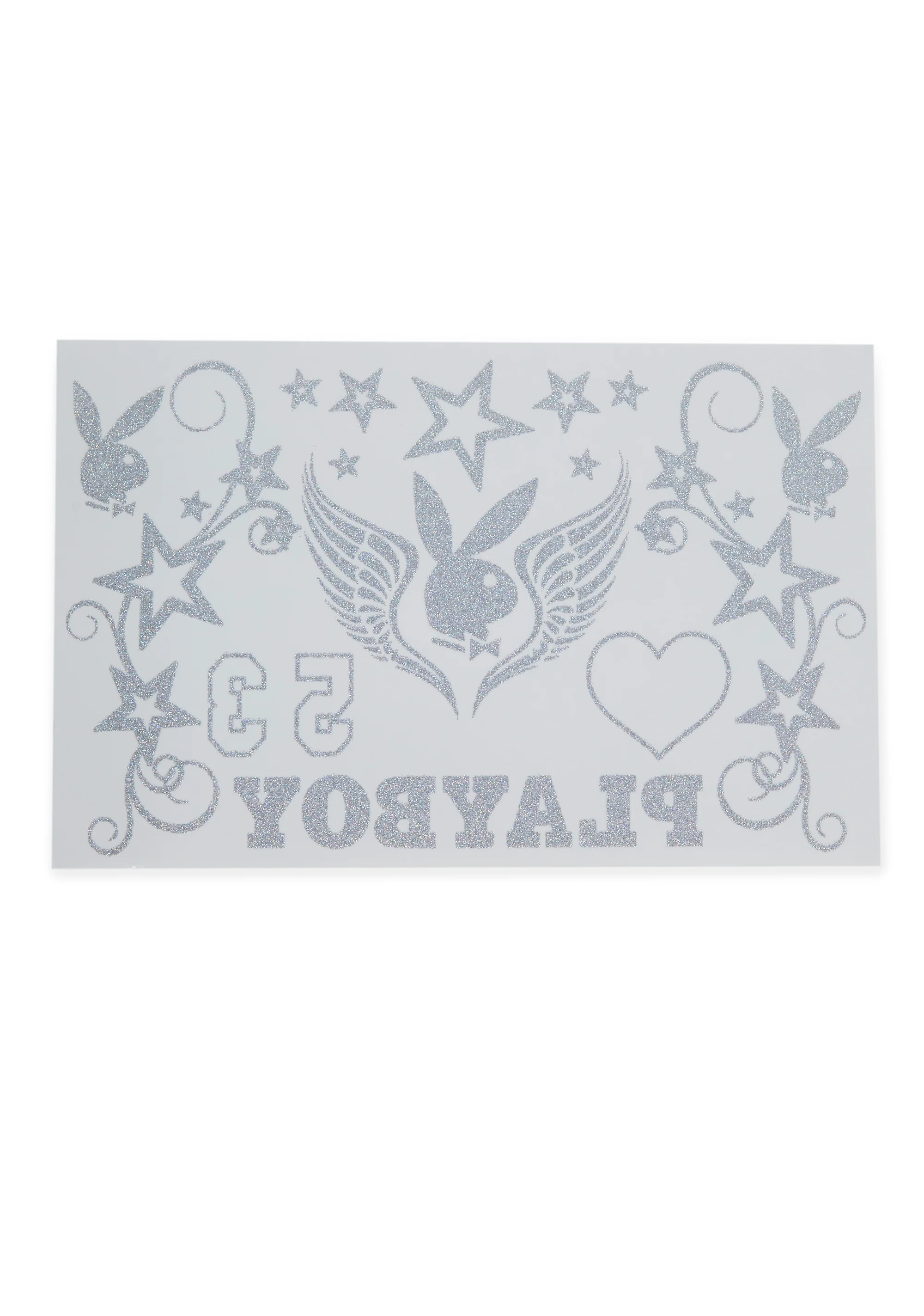Playboy Glitter Tattoo Sheet - Image 2