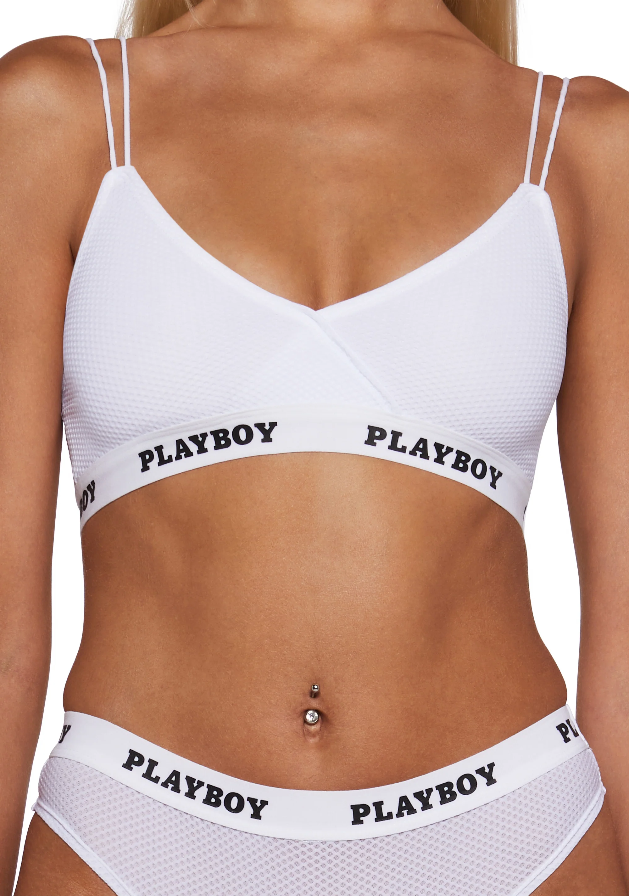 Playboy Lifestyle 2-Piece Set - White - Image 5