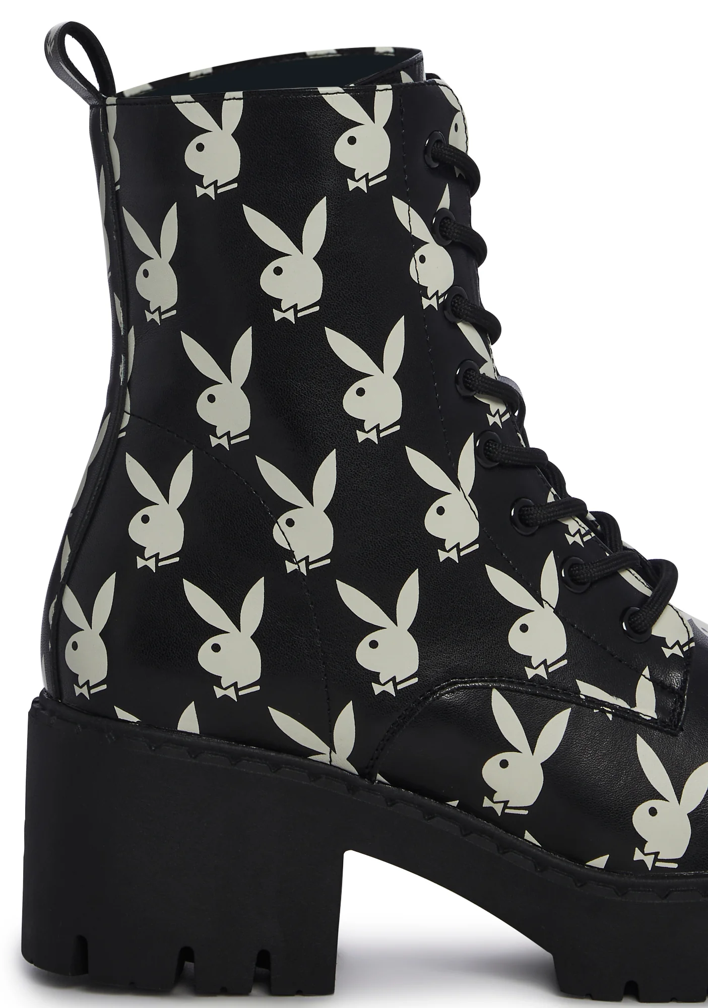 Playboy Reprise Combat Boots - Image 2
