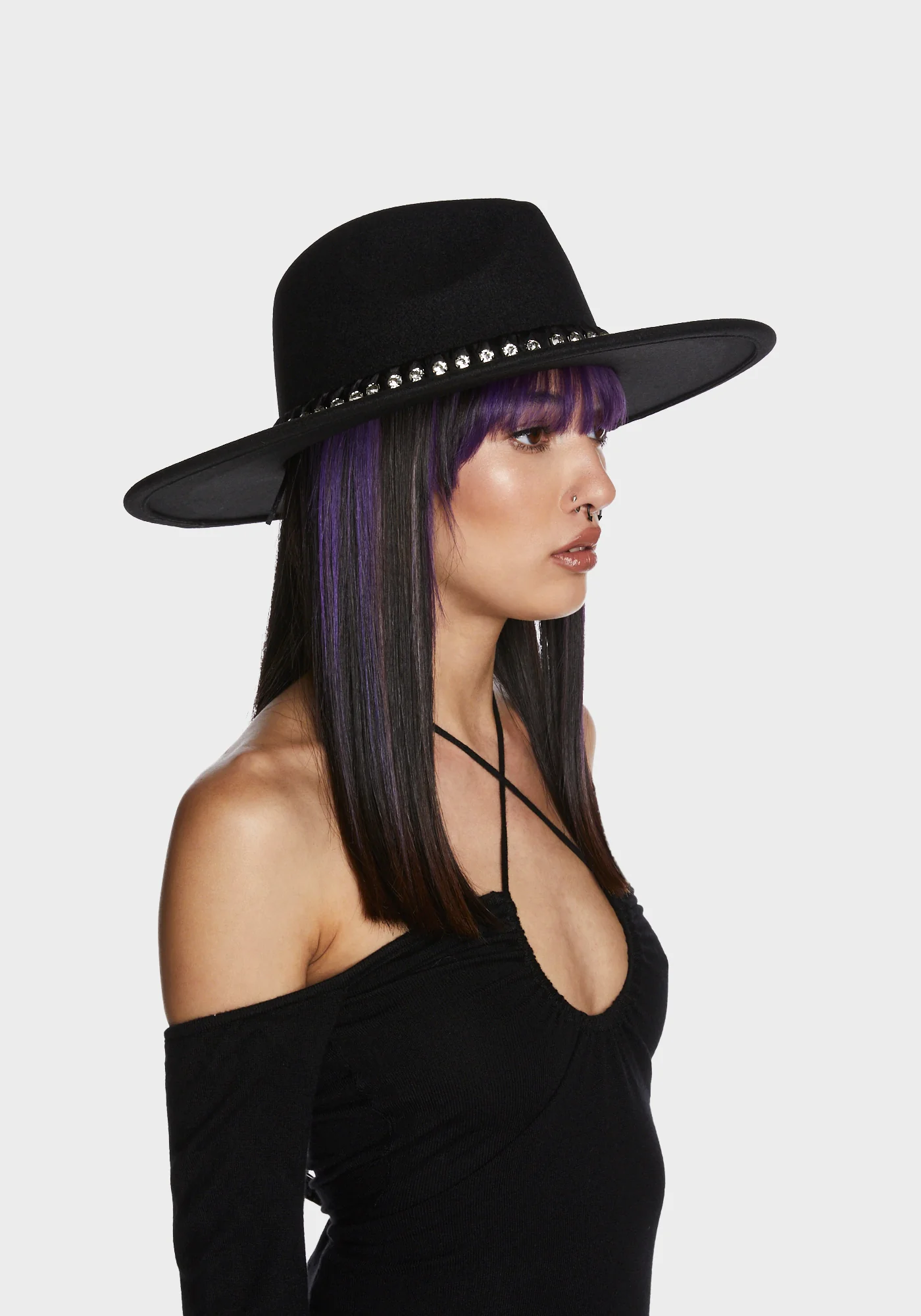 Playful Conversation Wide Brim Hat - Image 2