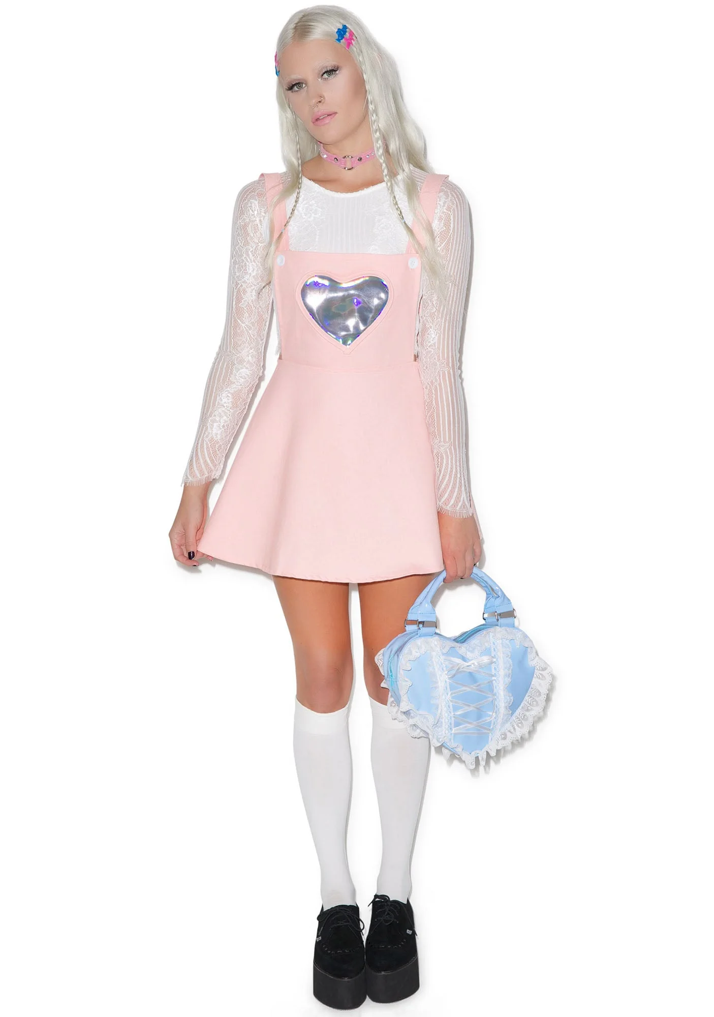 Playin' With Yer Heart Jumper - Light Blue - Image 18
