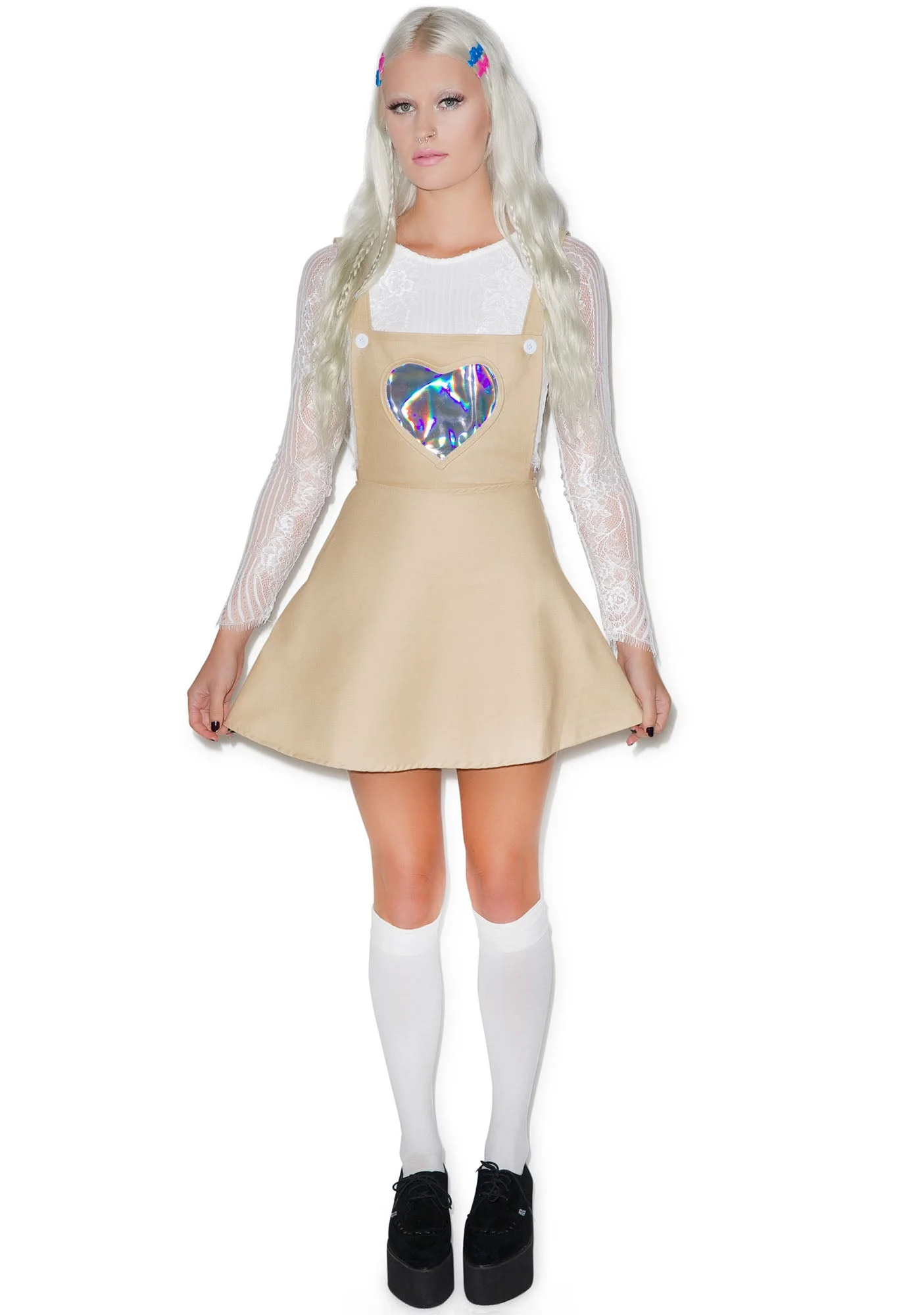 Playin' With Yer Heart Jumper - Light Blue - Image 7
