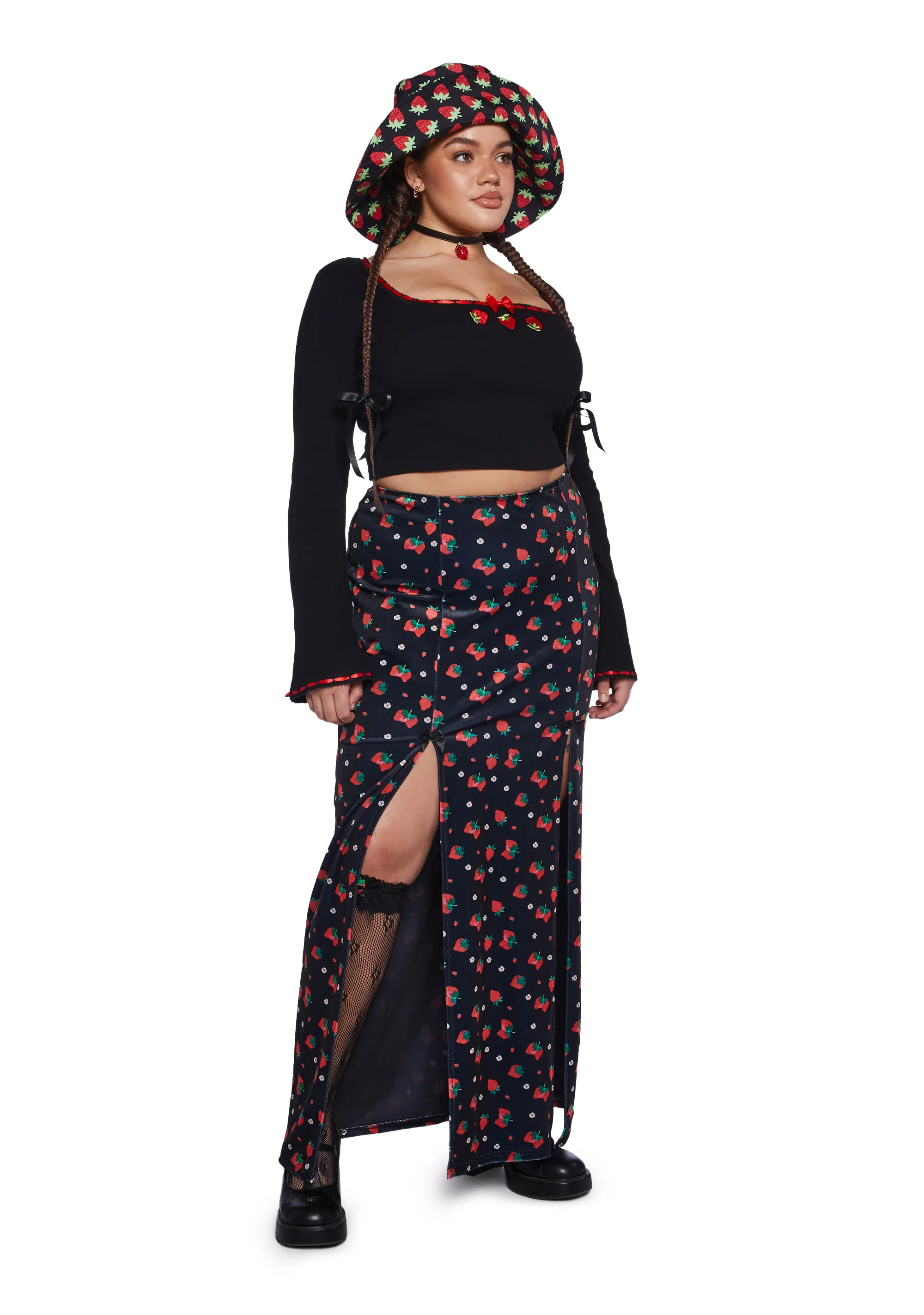 Plus Friendship Blooms Long Sleeve Top - Image 2