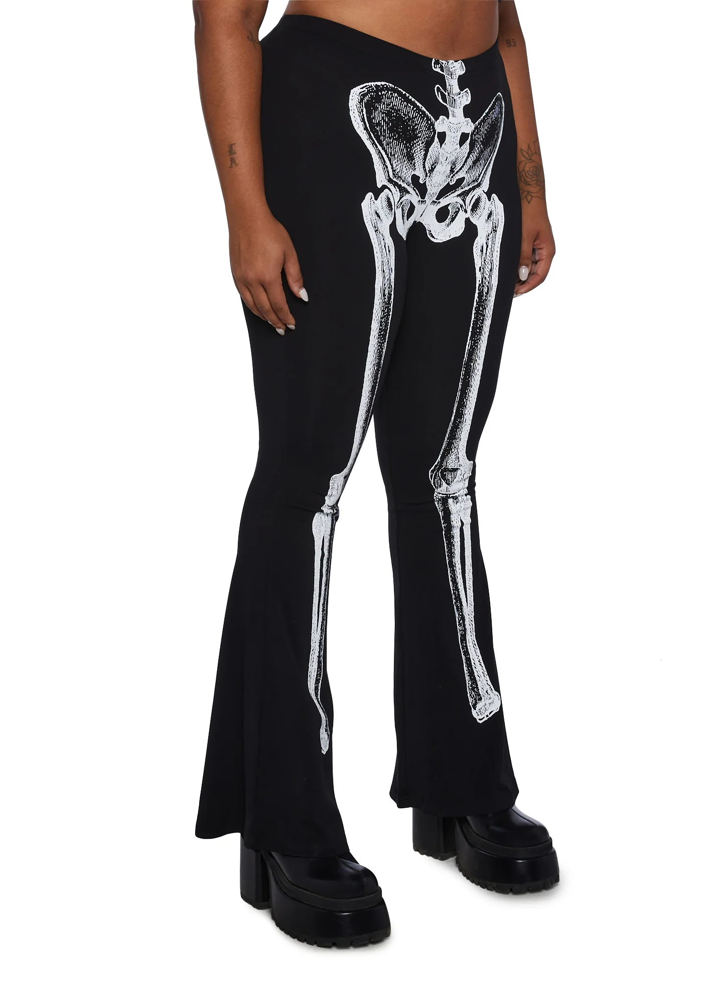 Plus Bone Rattler Flared Pants - Image 3