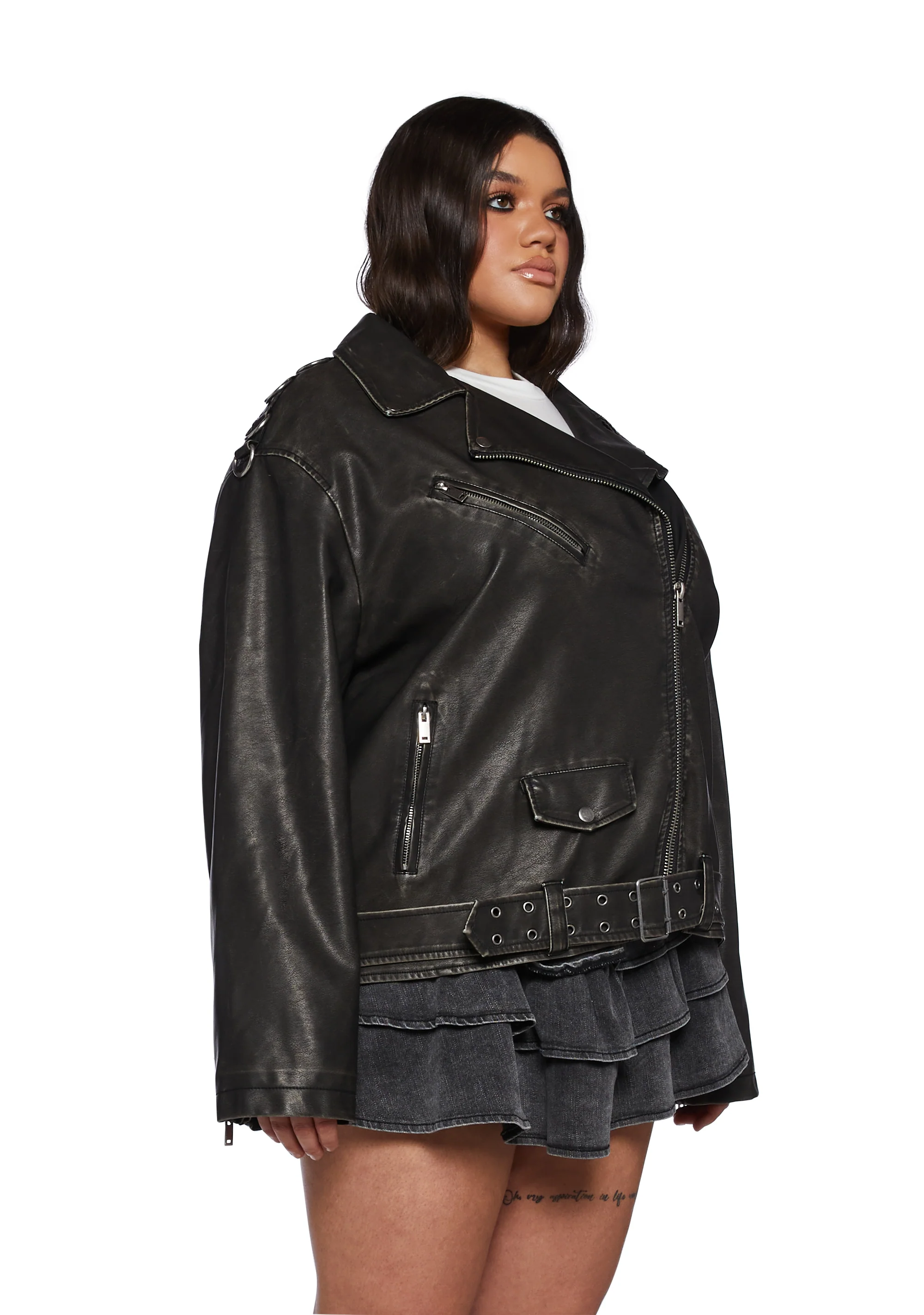 Plus Born To Ride Moto Jacket - Image 3