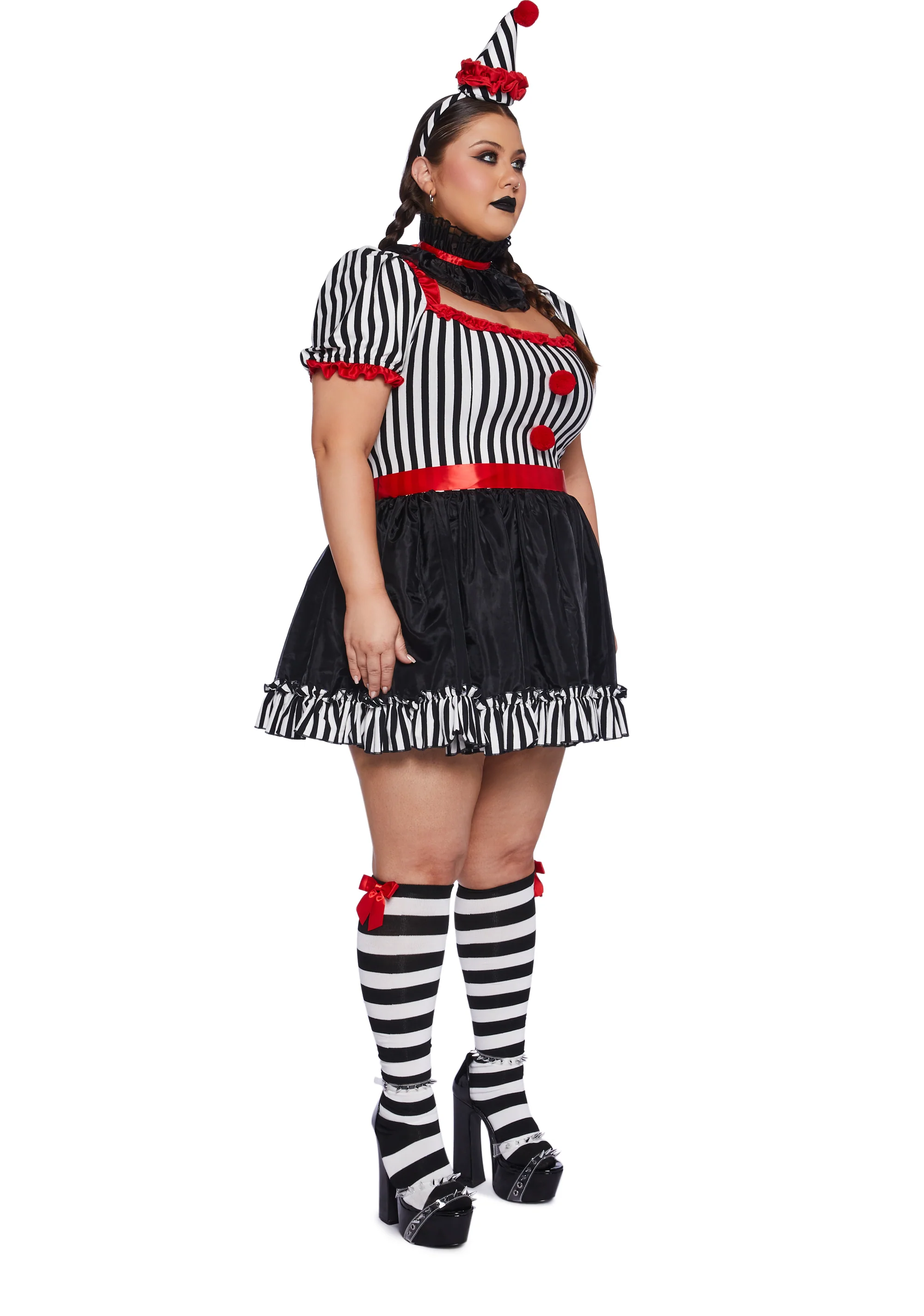 Plus Carnival Clown Costume Set - Image 4